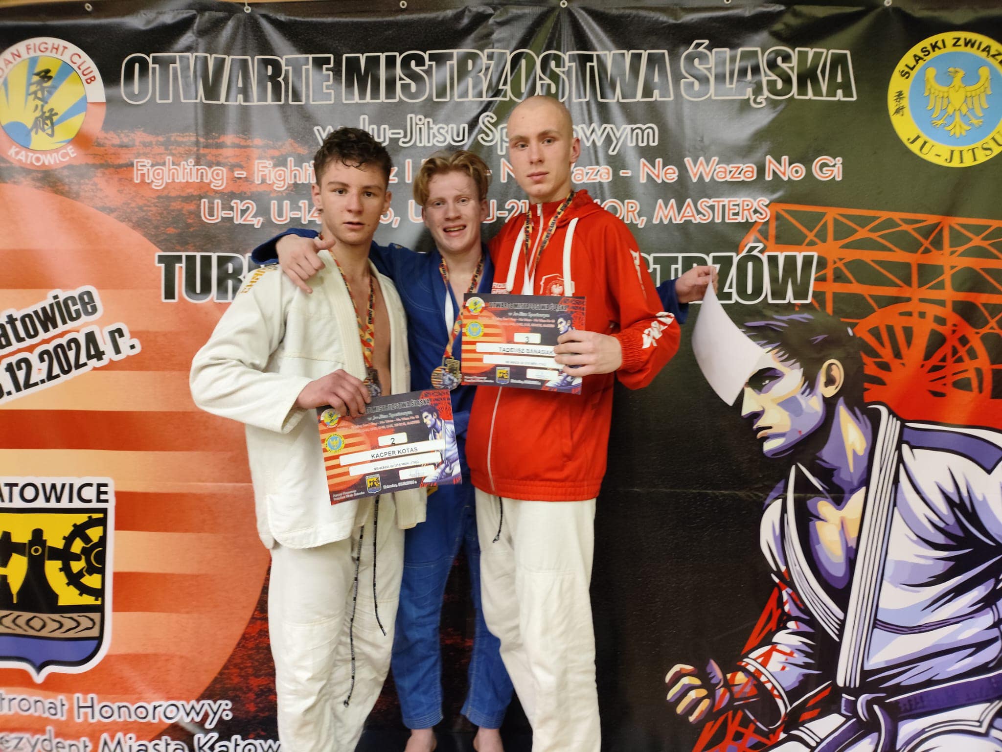 Fot. Klub Sportowy Kodokan/ Facebook Tadeusz Banasiak na podium
