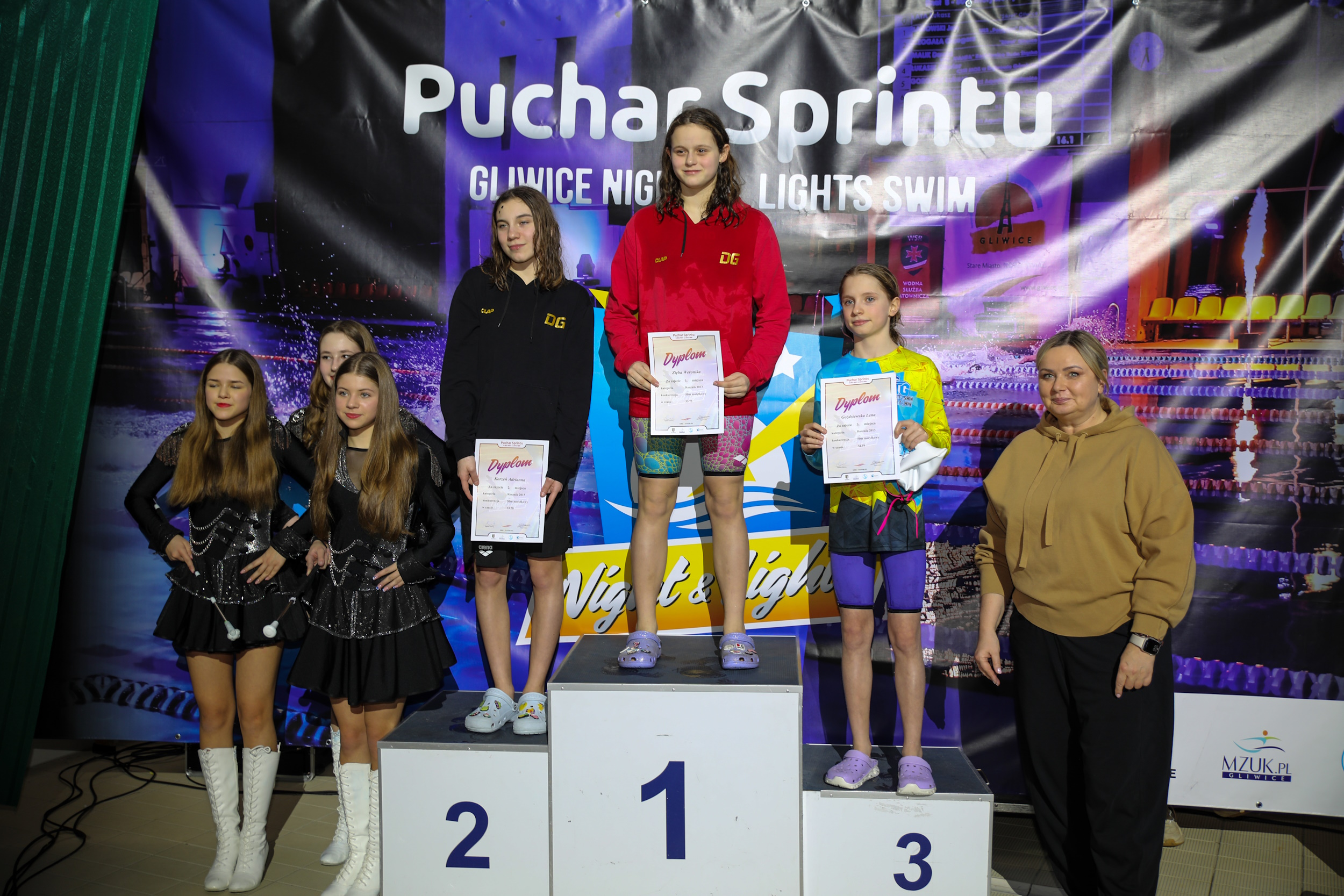 Fot. M. Biel/ Sikret Gliwice Zawodnicy na podium