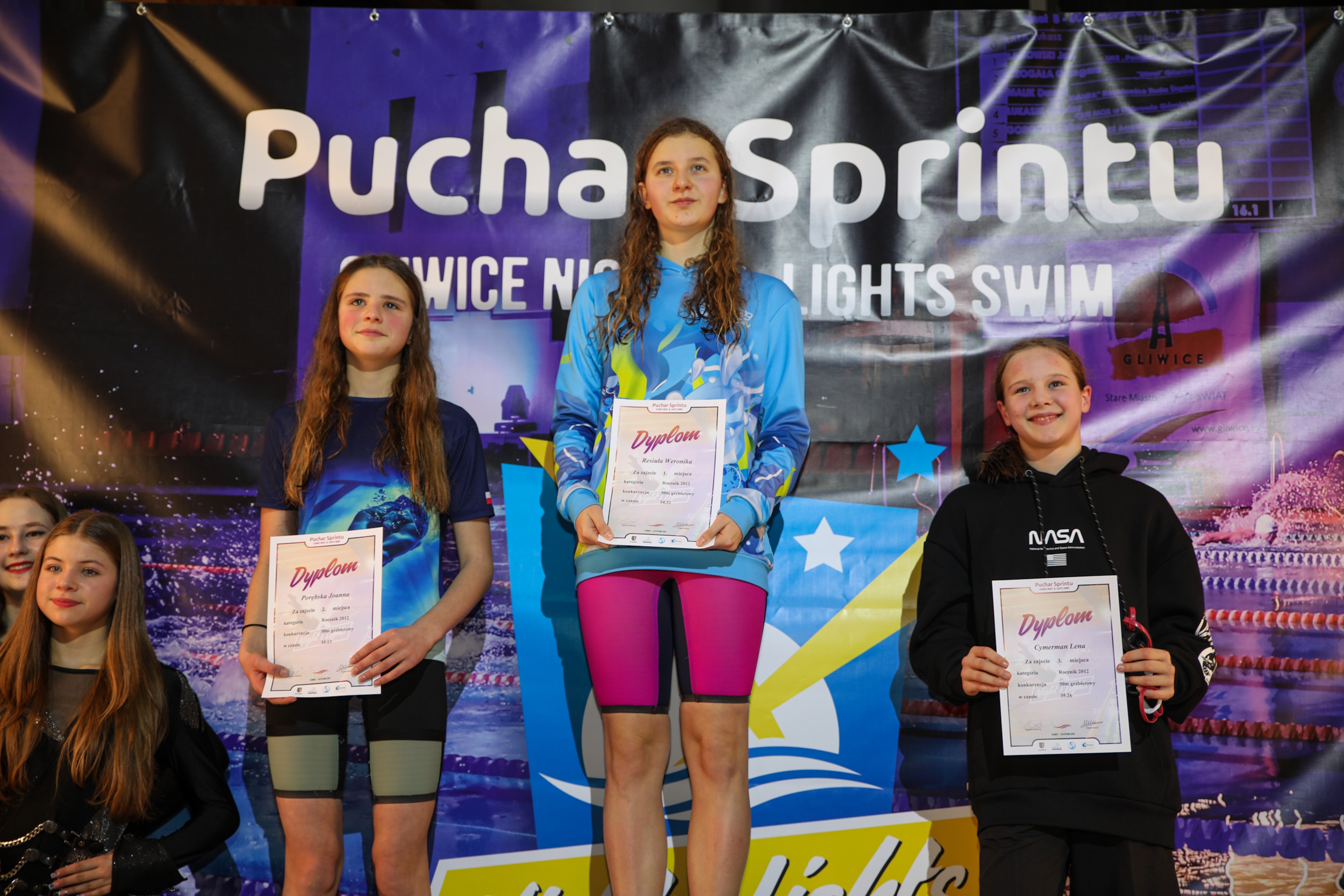 Fot. M. Biel/ Sikret Gliwice Zawodniczki na podium