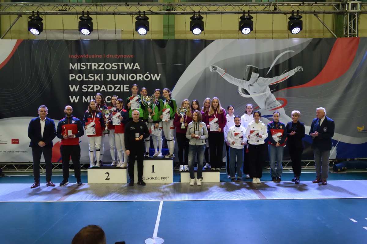 Fot. Paweł Drobczyk/piast.gliwice.pl/gks-piast Szermierze na podium