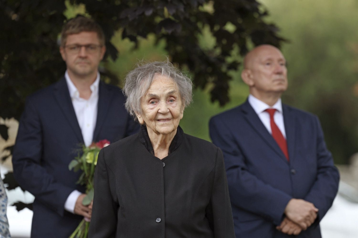 Fot. D. Nita-Garbiec/UM w Gliwicach Żona zmarłego powstańca, prof. Ewa Otto-Buczkowska