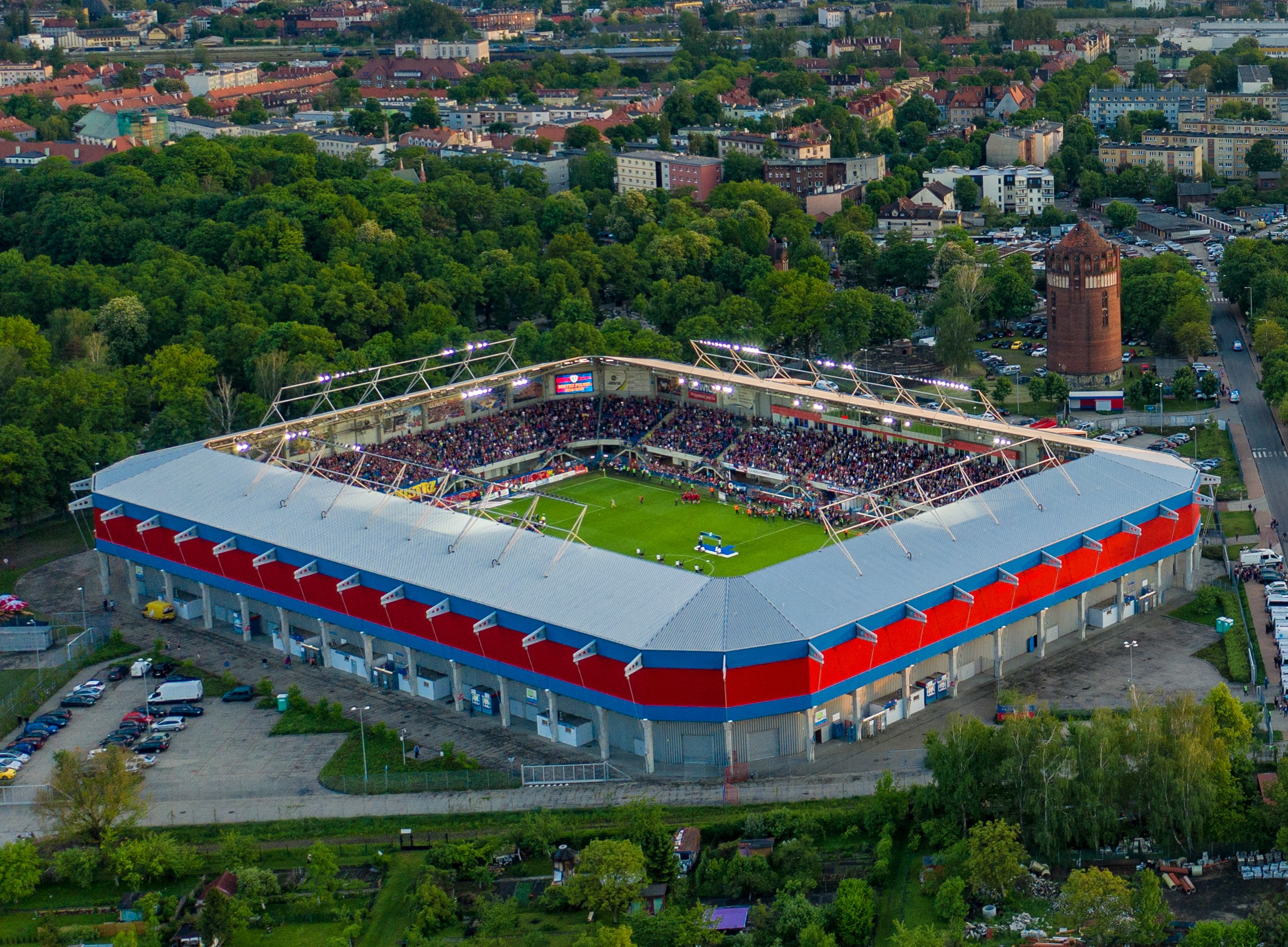 Stadion Miejski im. Piotra Wieczorka (fot. M. Baranowski/UM Gliwice) Stadio Miejski