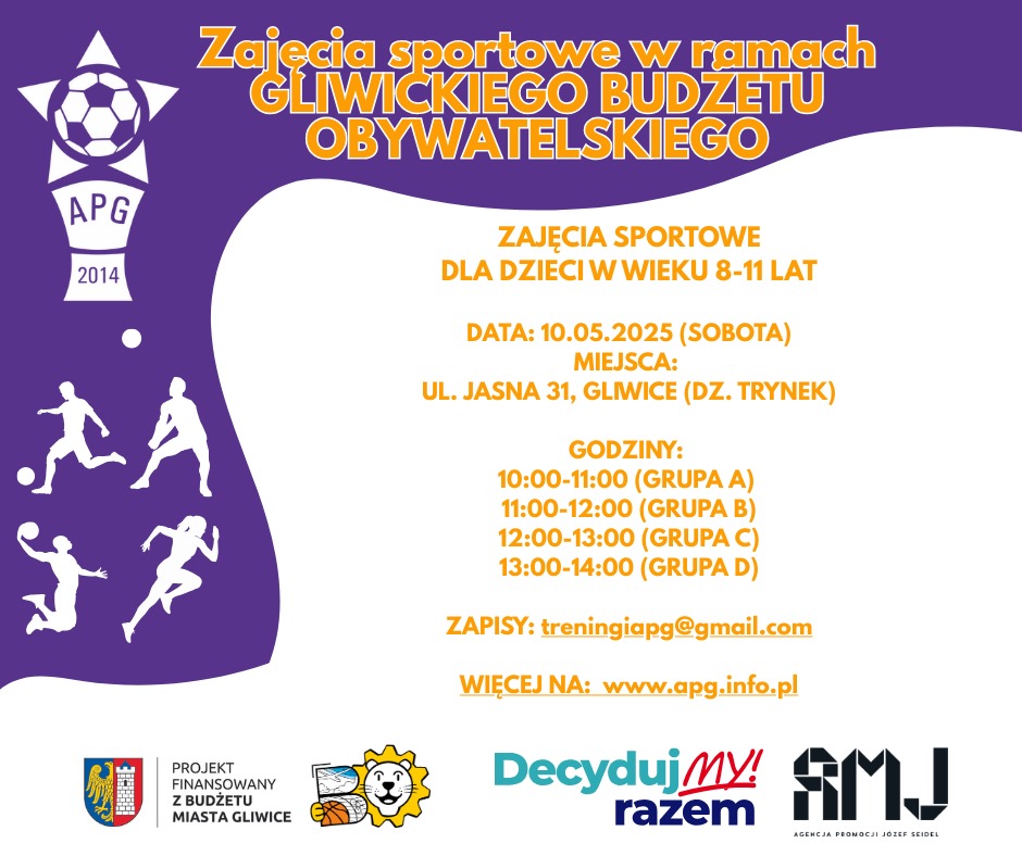 Treningi sportowe dla dzieci  w dzielnicy Trynek