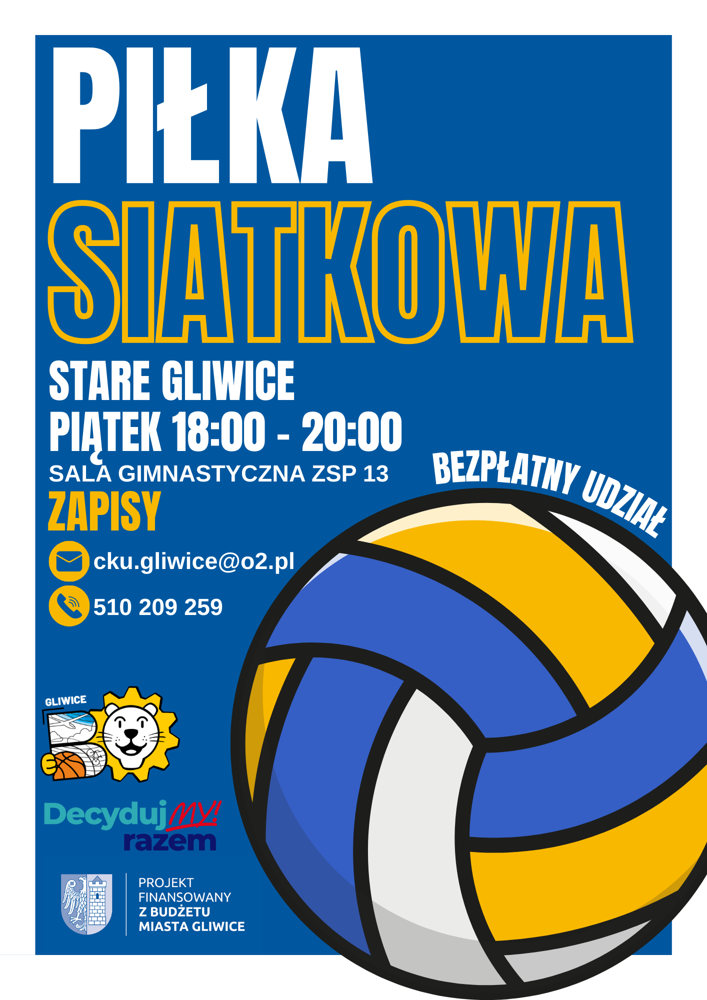 Cykl zajęć sportowych dla mieszkańców dzielnicy Stare Gliwice