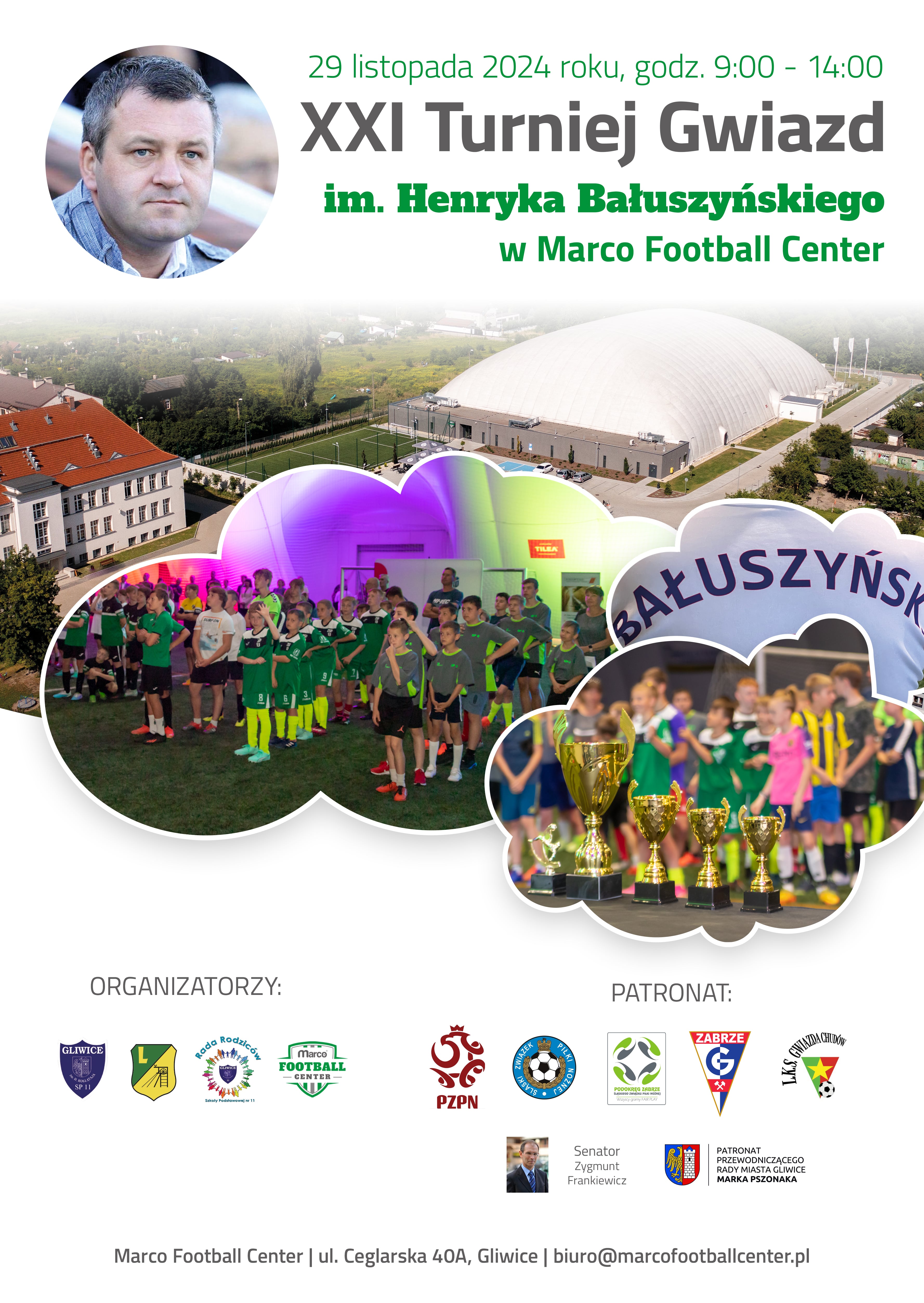 plakat XXI Turnieju Gwiazd im. Henryka Bałuszyńskiego