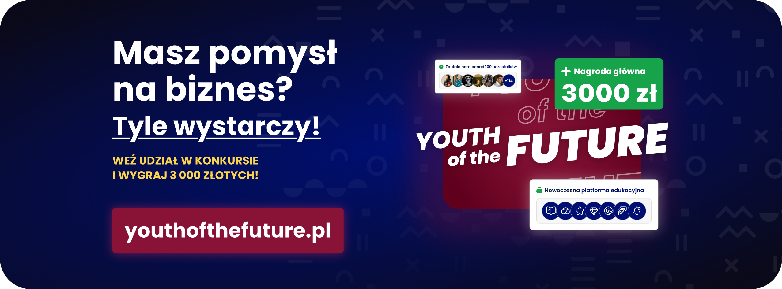 grafika konkursu edukacyjnego "Youth of the Future"