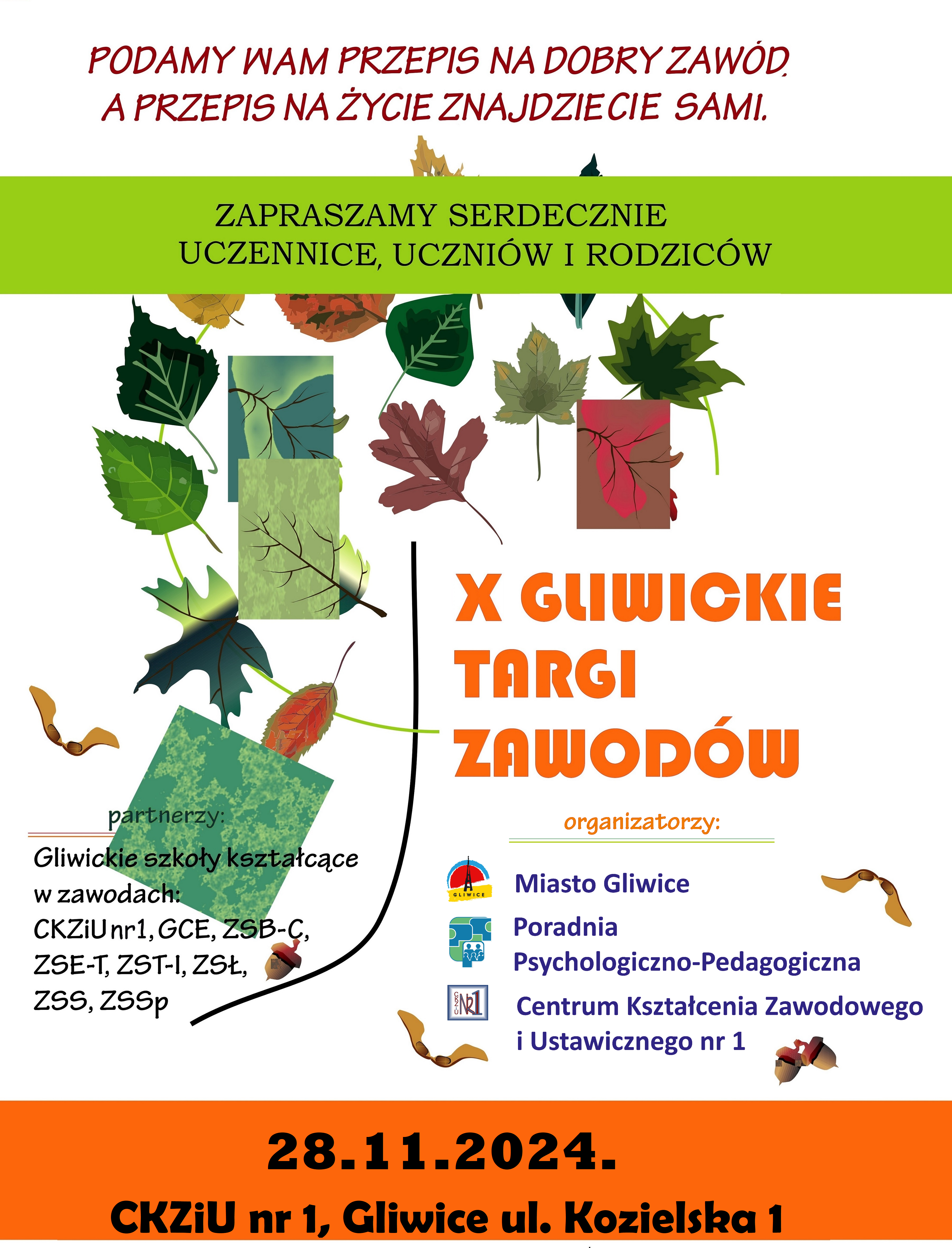 plakat X Gliwickich Targów Zawodów