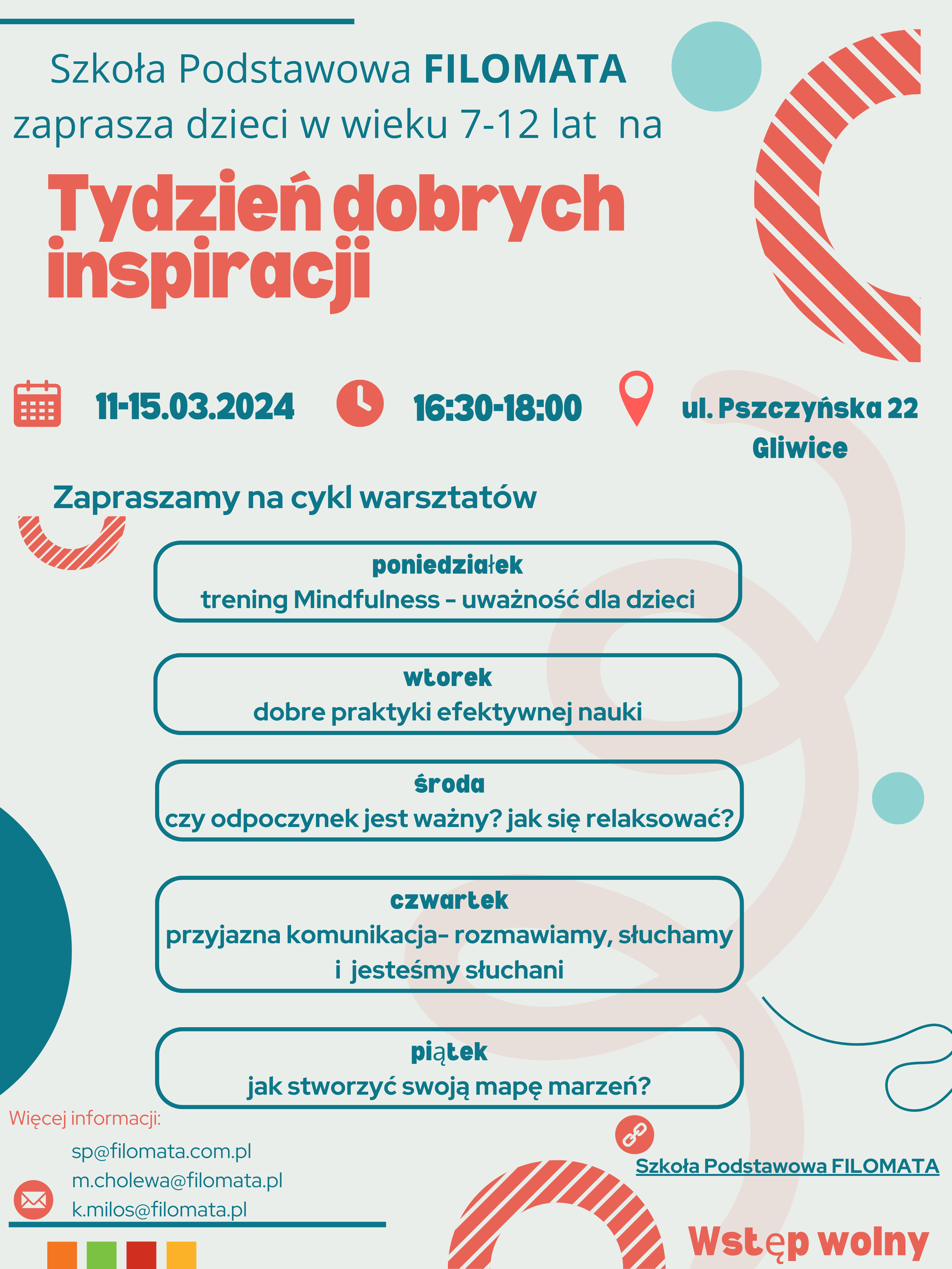 Tydzień Dobrych Inspiracji - plakat