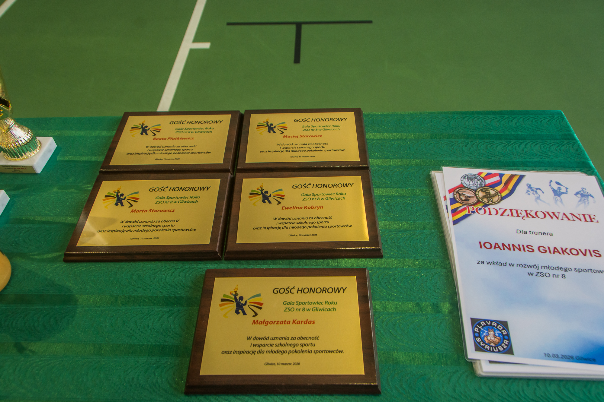 Gala "Sportowiec Roku 2026 im. Michała Kapiasa" w Zespole Szkół Ogólnokształcących nr 8