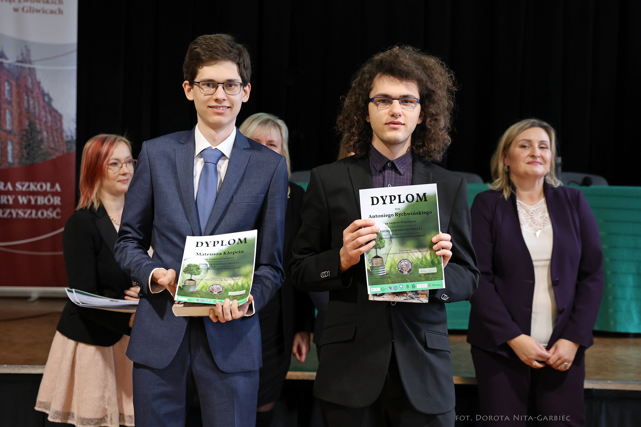 Fot. D. Nita-Garbiec/ UM w Gliwicach Nagrodzeni uczniowie