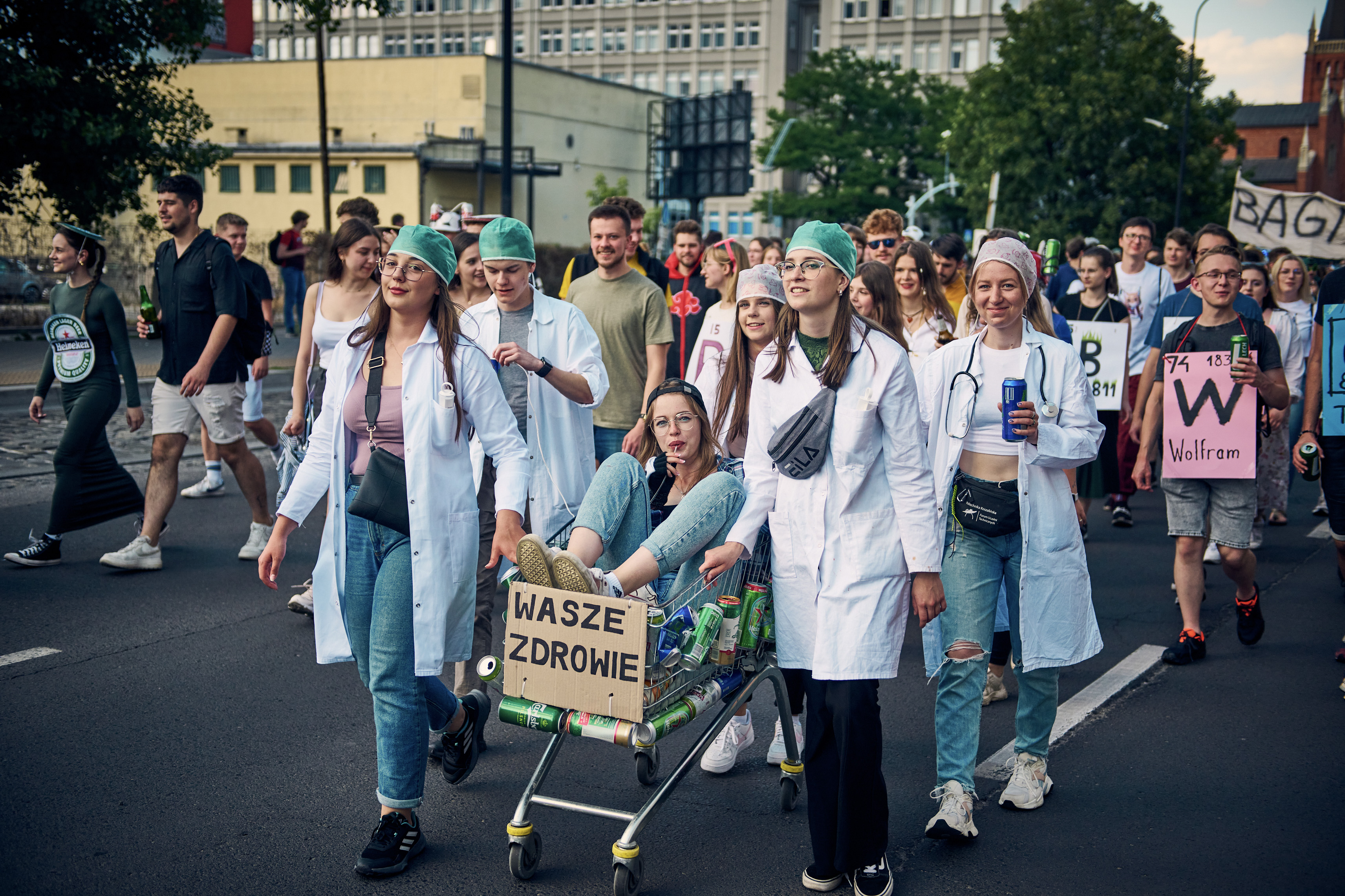 Fot. M. Buksa/ UM w Gliwicach Korowód studentów