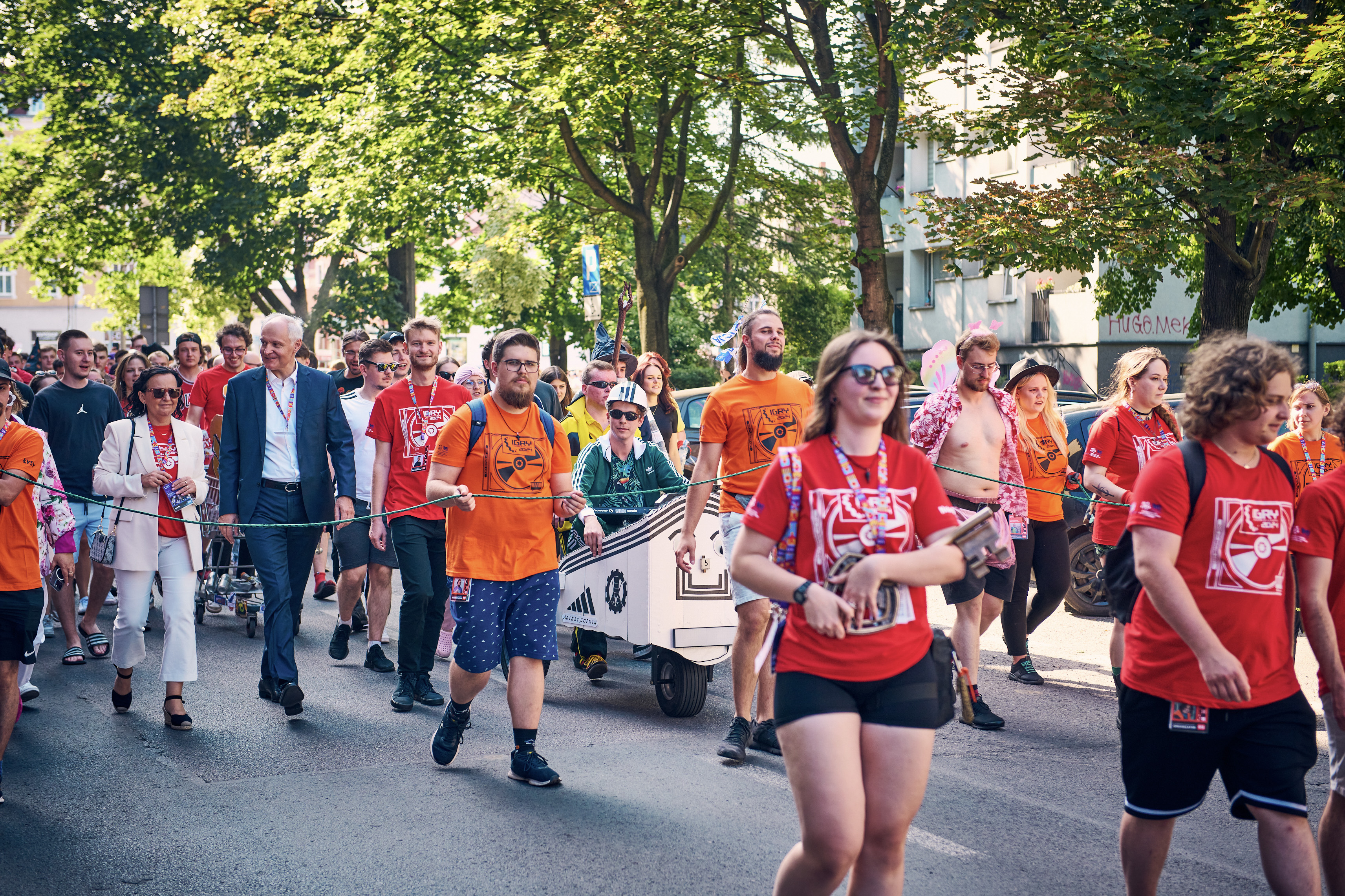 Fot. M. Buksa/ UM w Gliwicach Korowód studentów