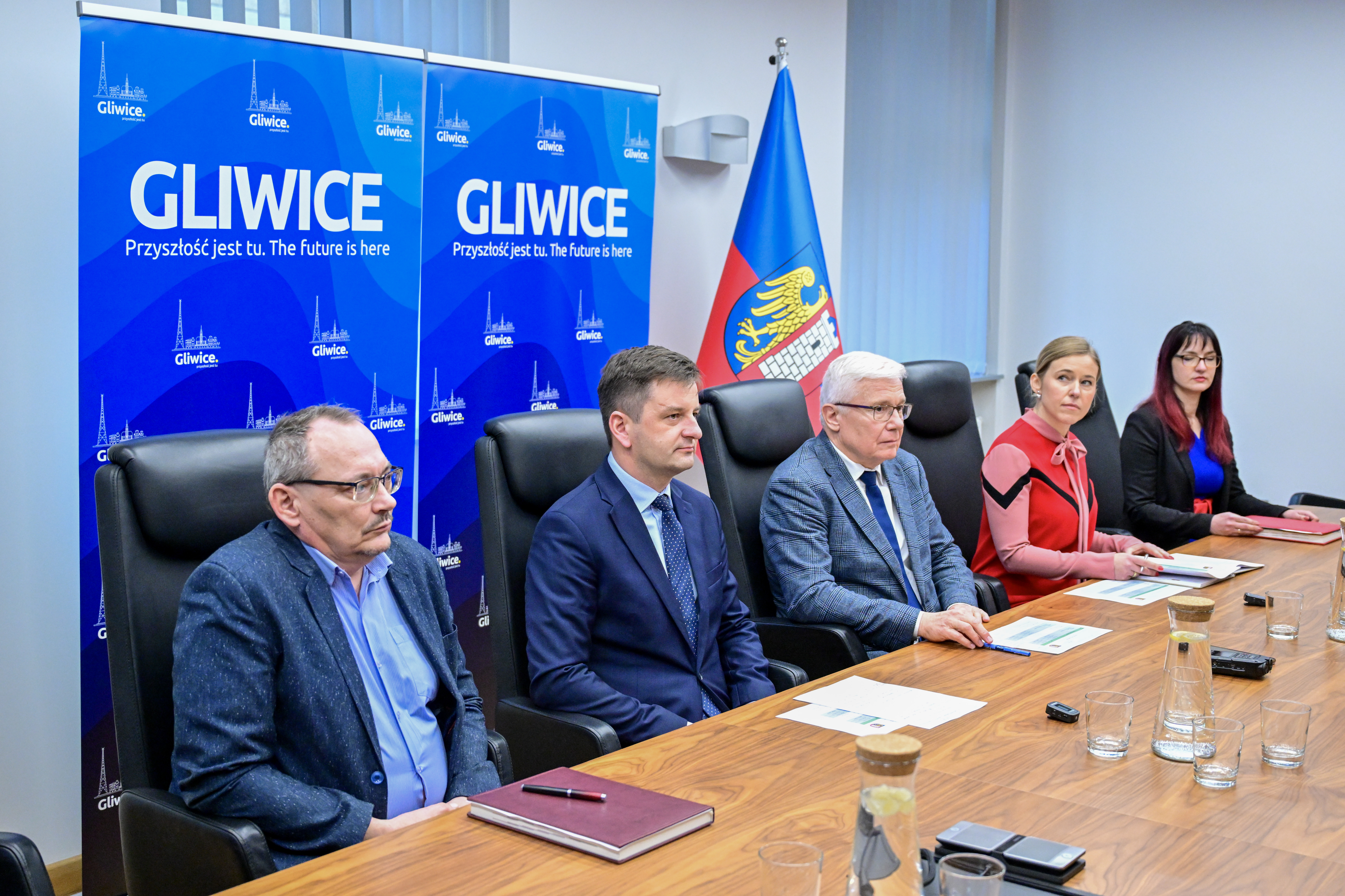 fot. M. Buksa / UM w Gliwicach konferencja po otwarciu ofert przetargowych