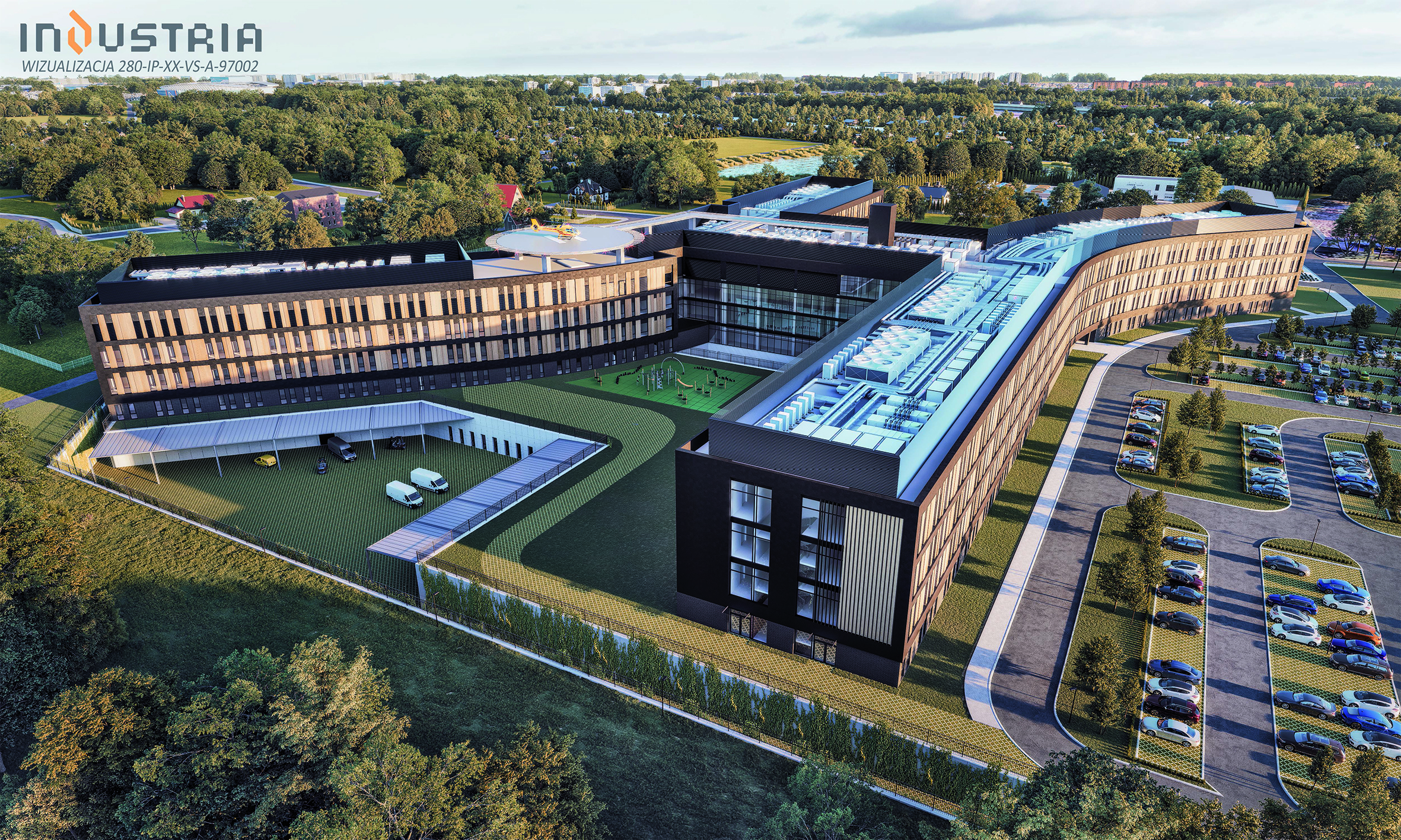 wiz. Industria Project wizualizacja szpitala