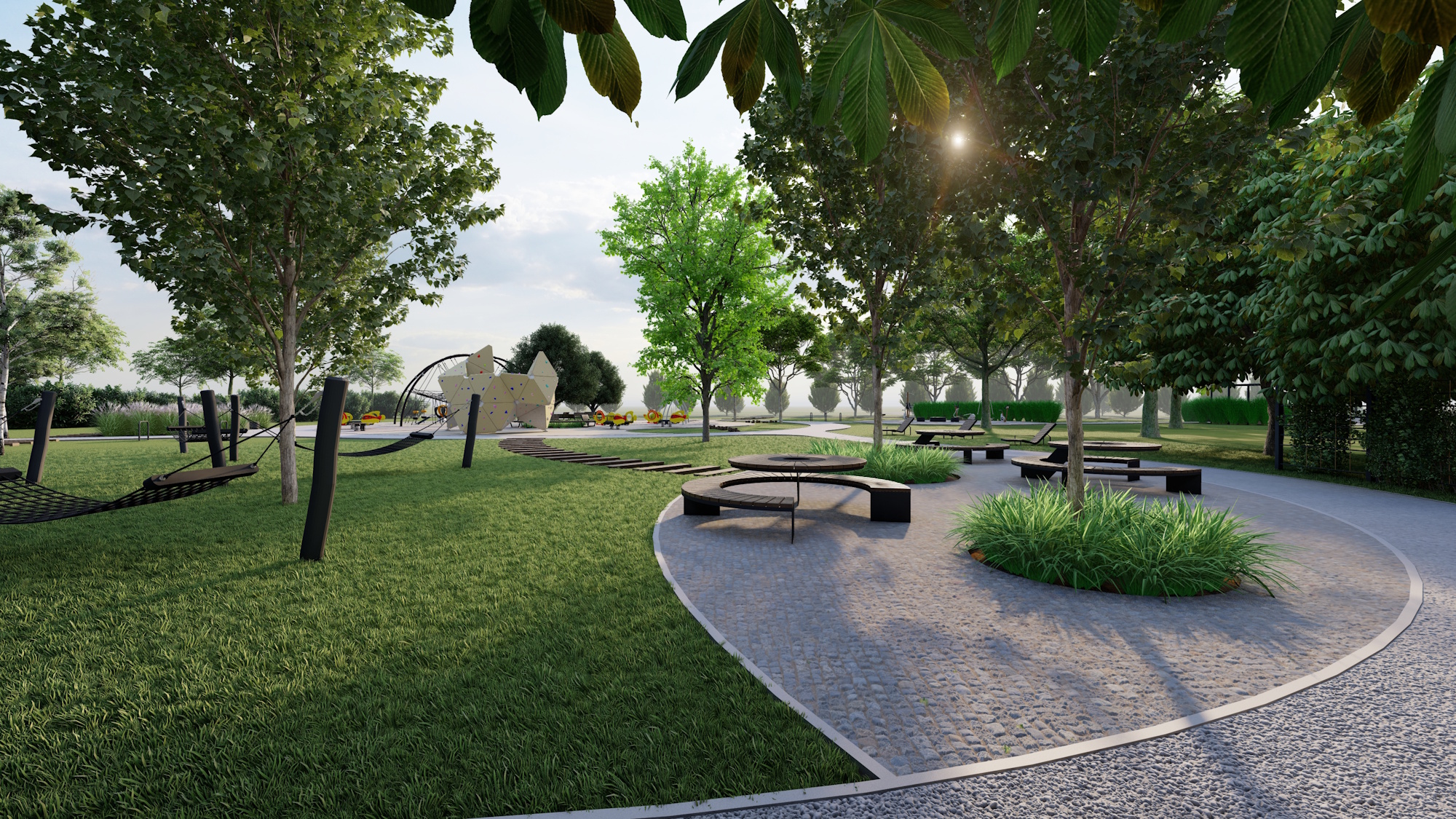 wizualizacje możliwego wyglądu Parku Południowego 