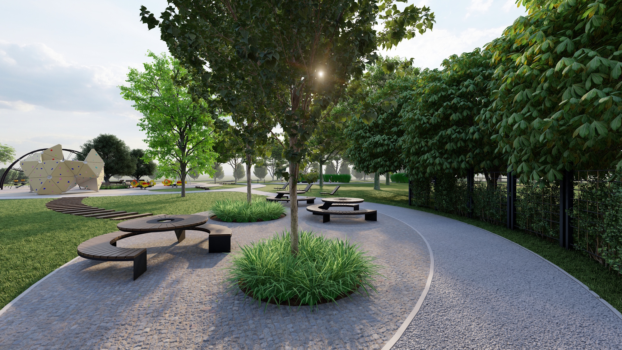 wizualizacje możliwego wyglądu Parku Południowego 