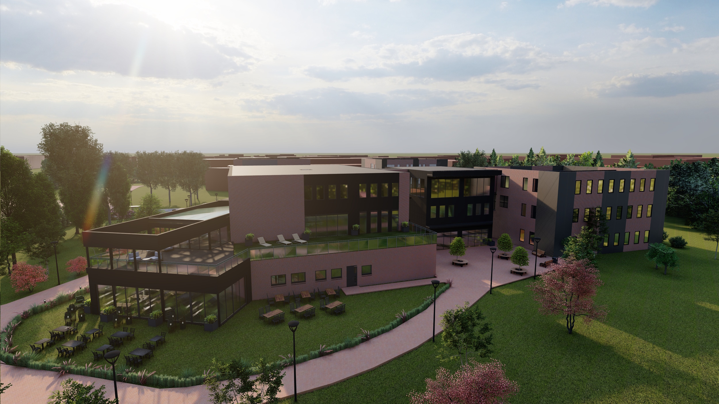 Wizualizacja IT HUB Gliwice – mat. pras. Technoparku Gliwice Wizualizacja obiektu