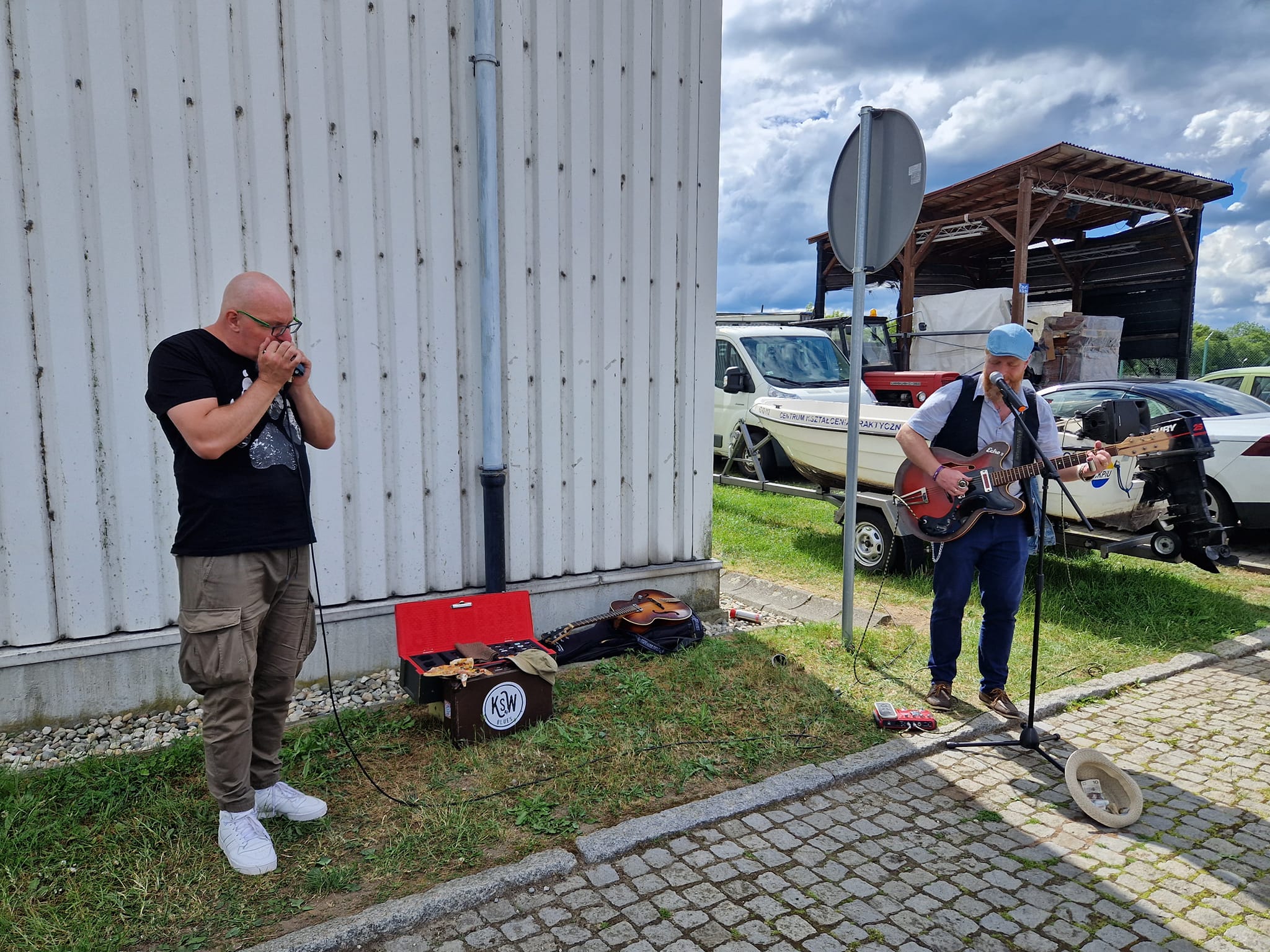 Fot. Marina Gliwice Muzycy dający koncert w Marinie Gliwice