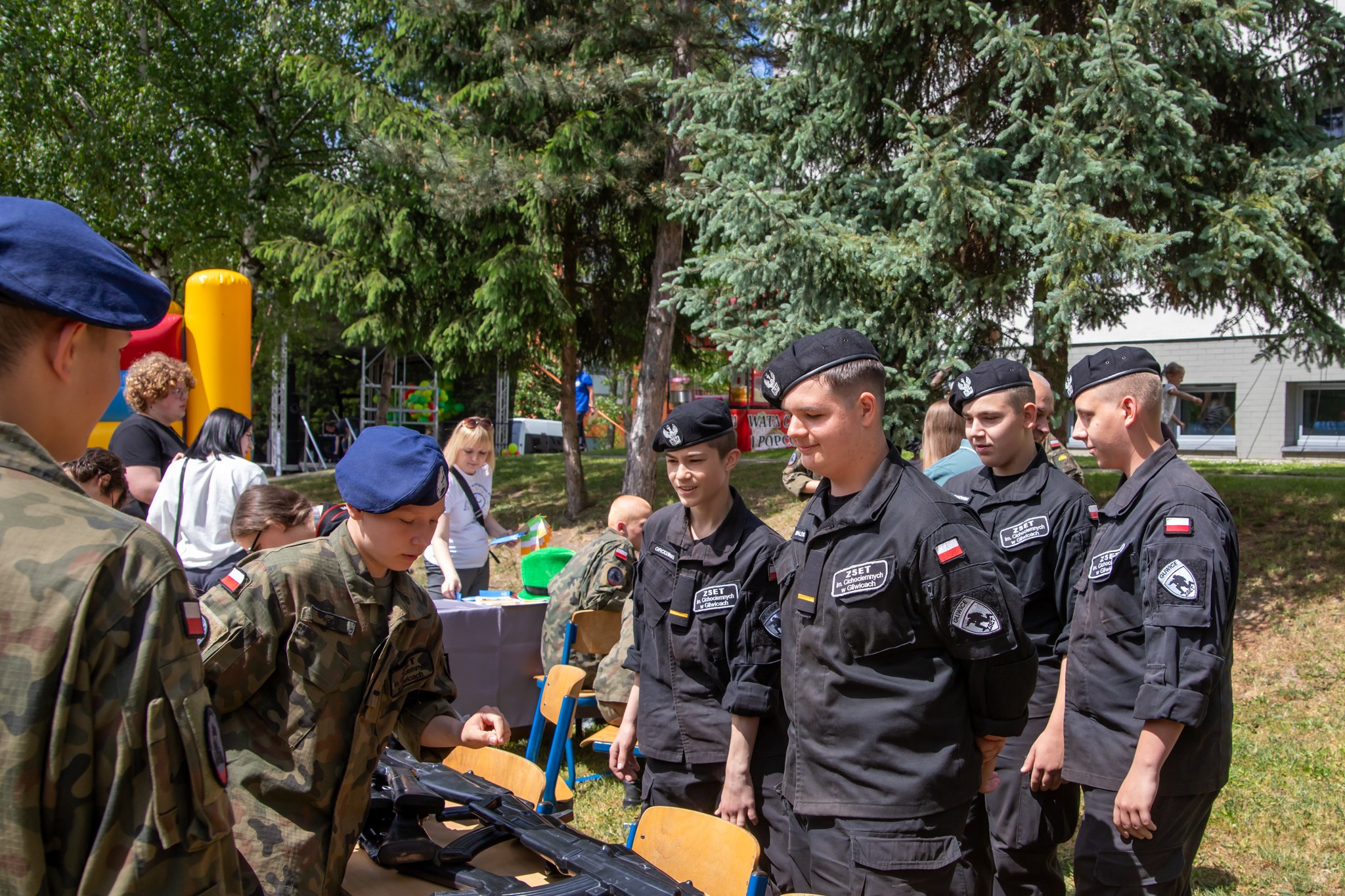 Fot. K. Krzemiński/ UM Gliwice Uczniowie klas mundurowych