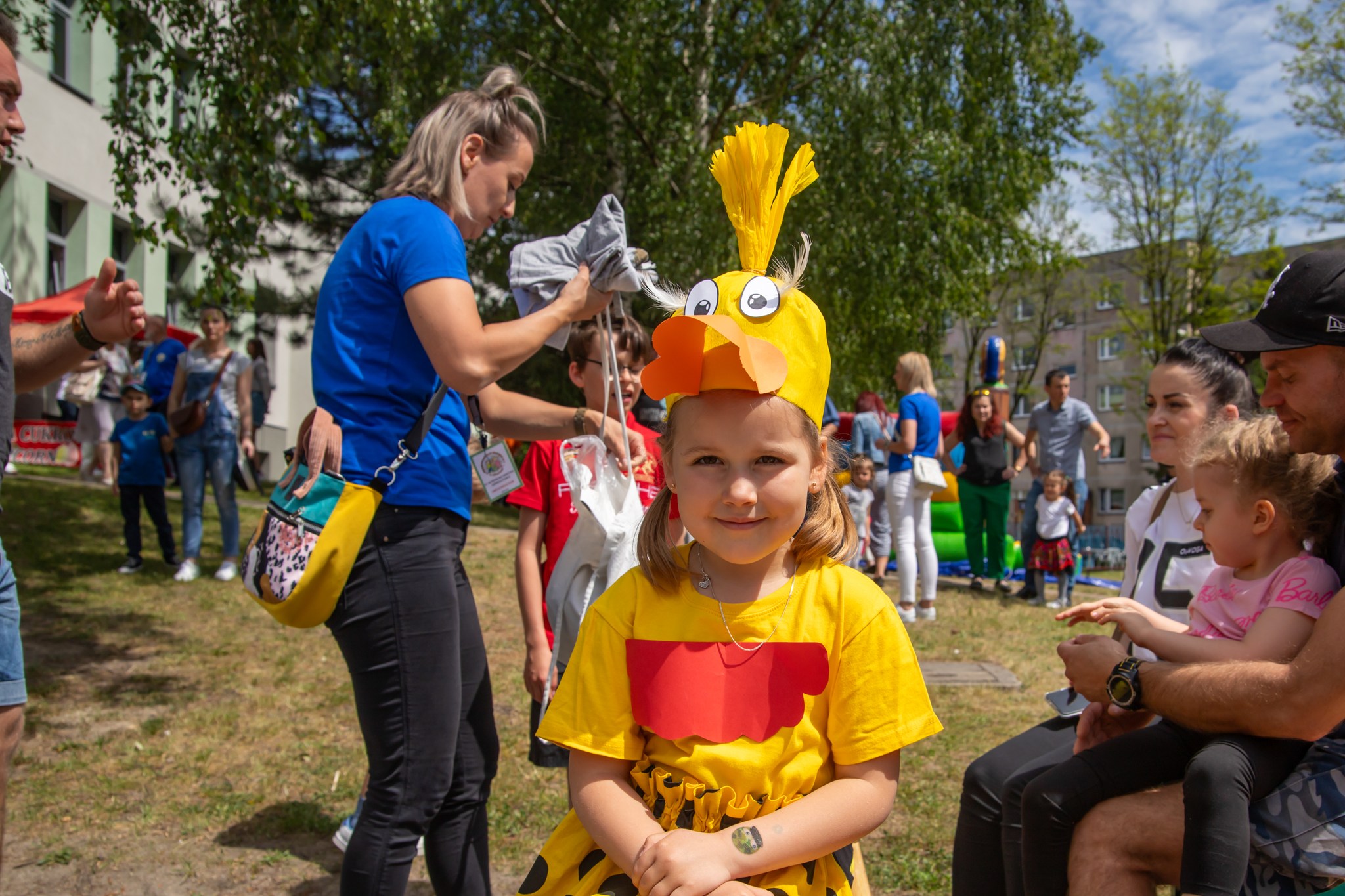 Fot. K. Krzemiński/ UM Gliwice Dziewczynka przebrana za kaczkę