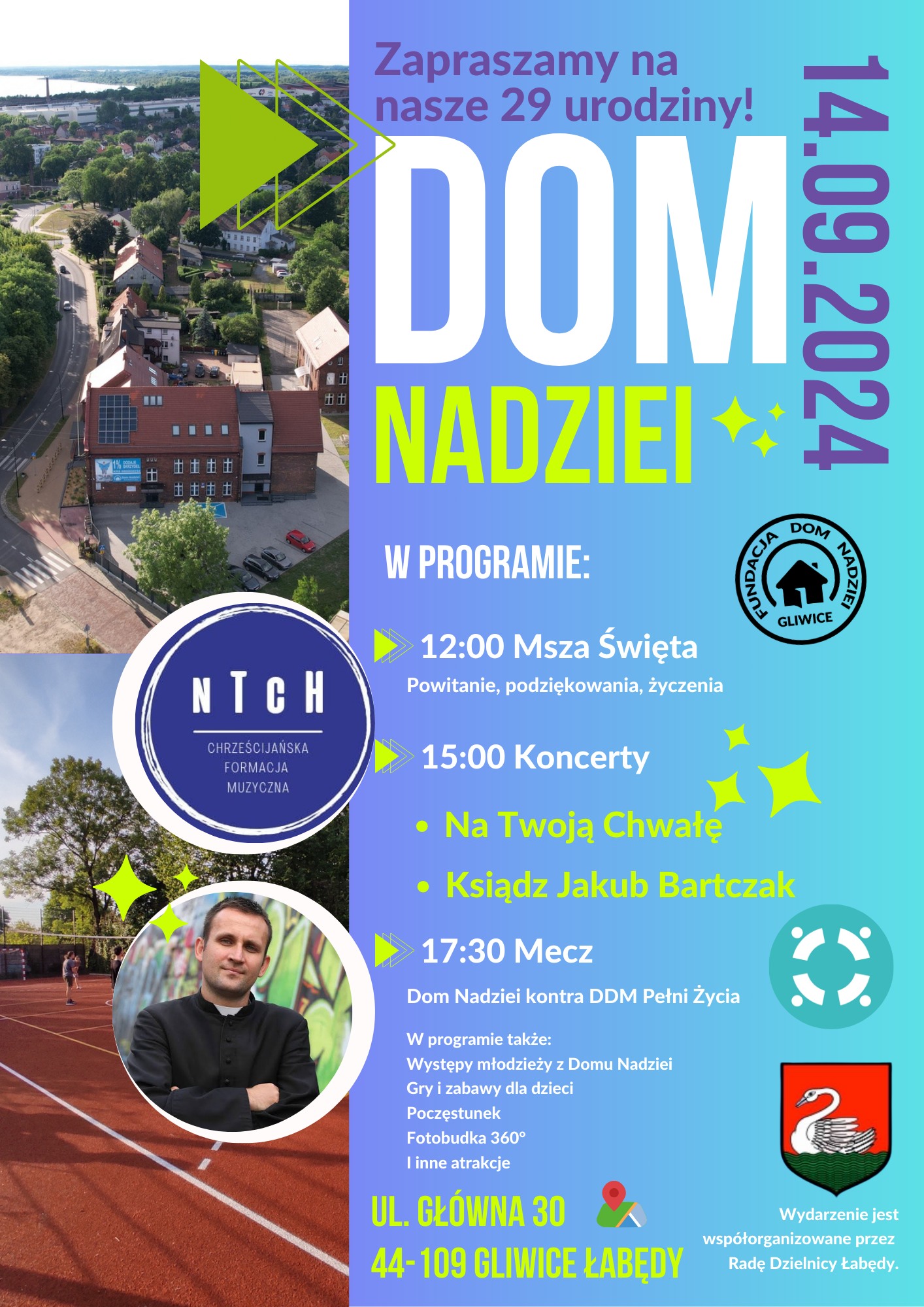 Mat. graf. organizatora Plakat promujący wydarzenie
