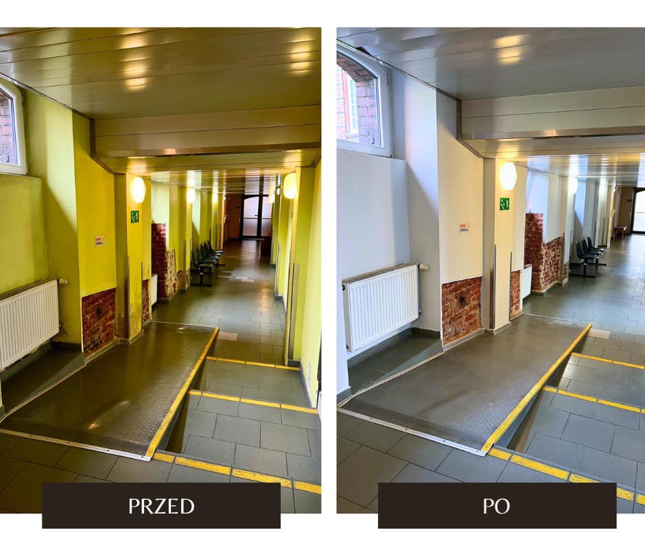 fot. Szpital Miejski w Gliwicach podłoga, ściany