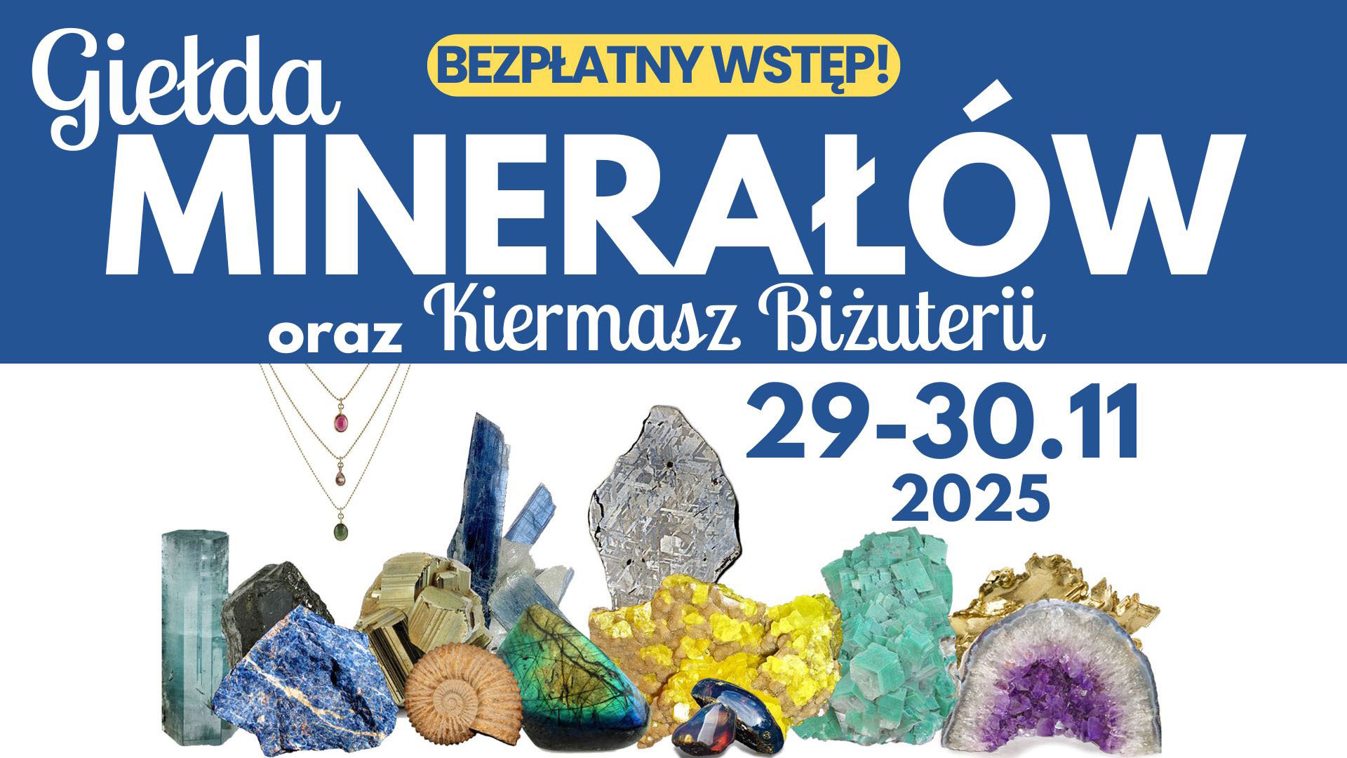 Baner promujący giełdę