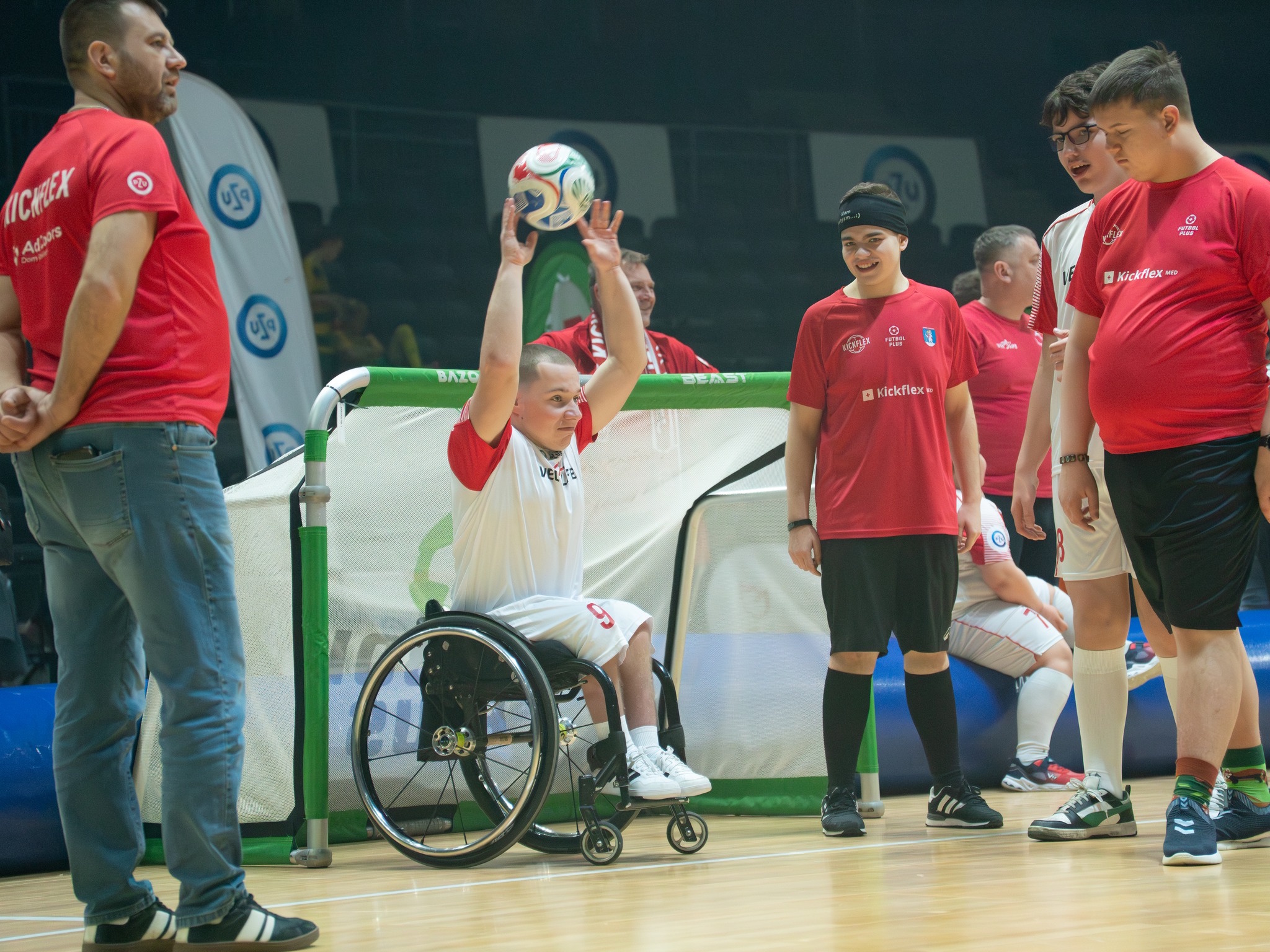 Mecz dla dzieci z niepełnosprawnościami