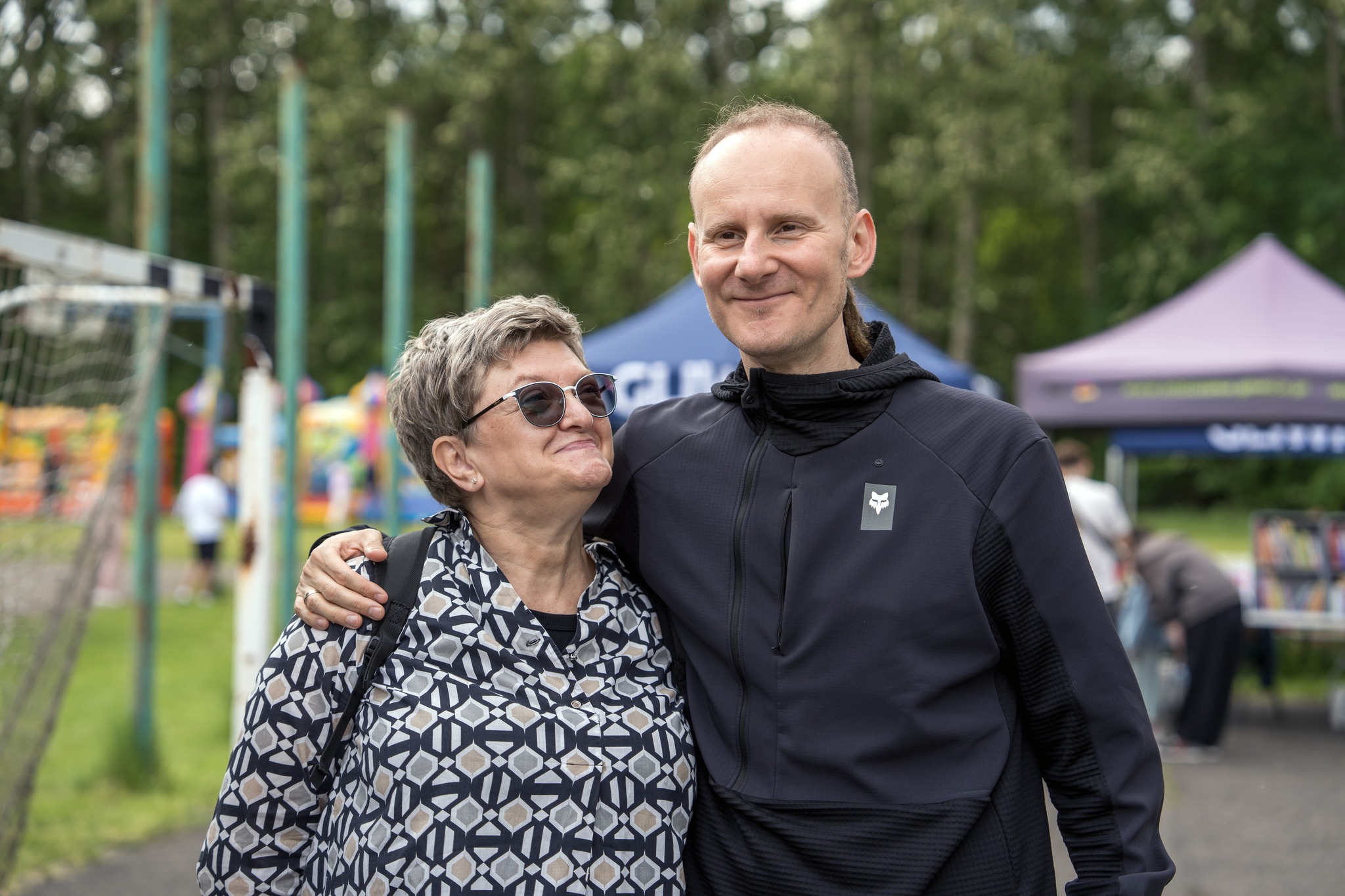 prezydent Gorczyński i dyrektor Jankowska