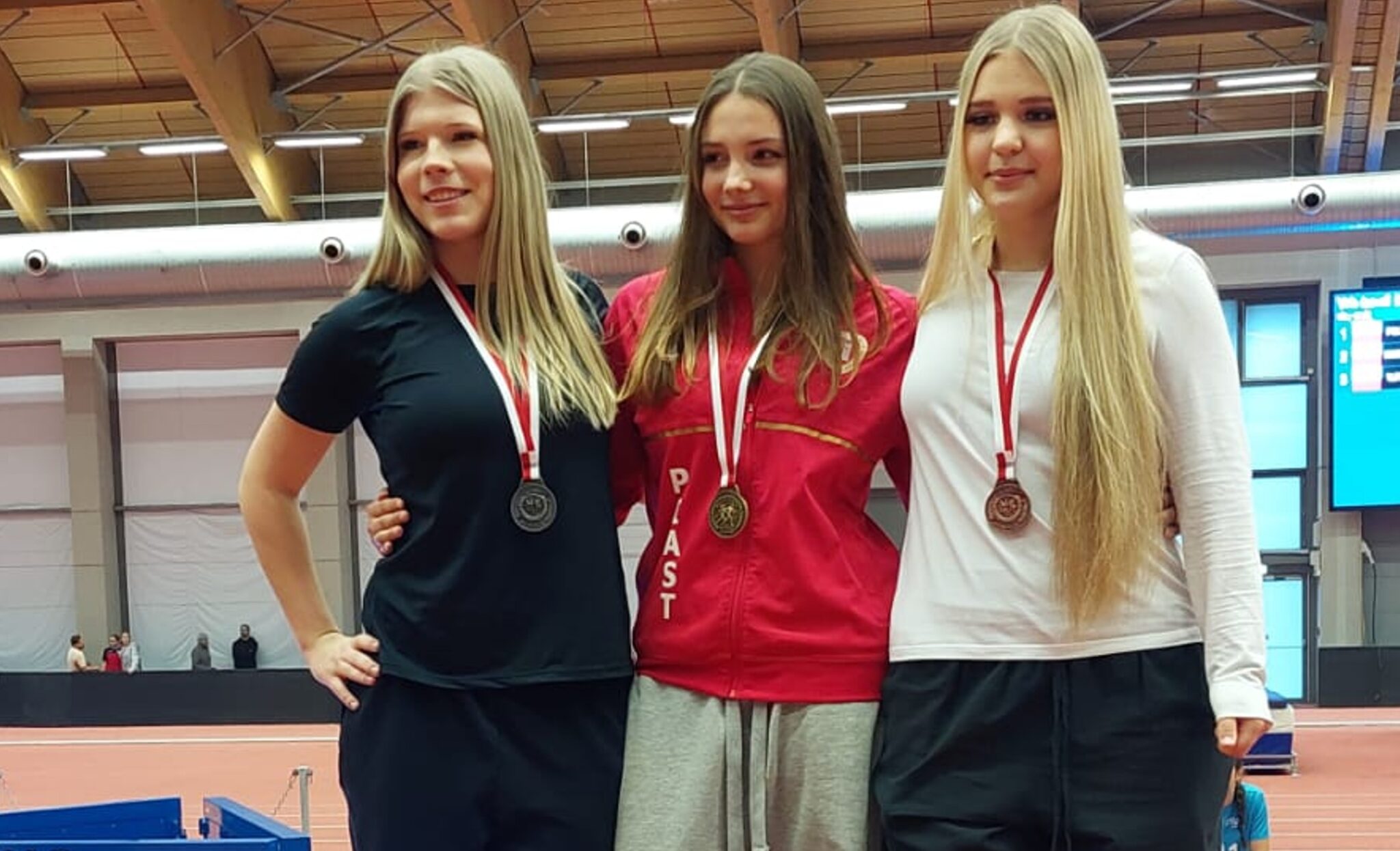 Alisa Chubarova na podium