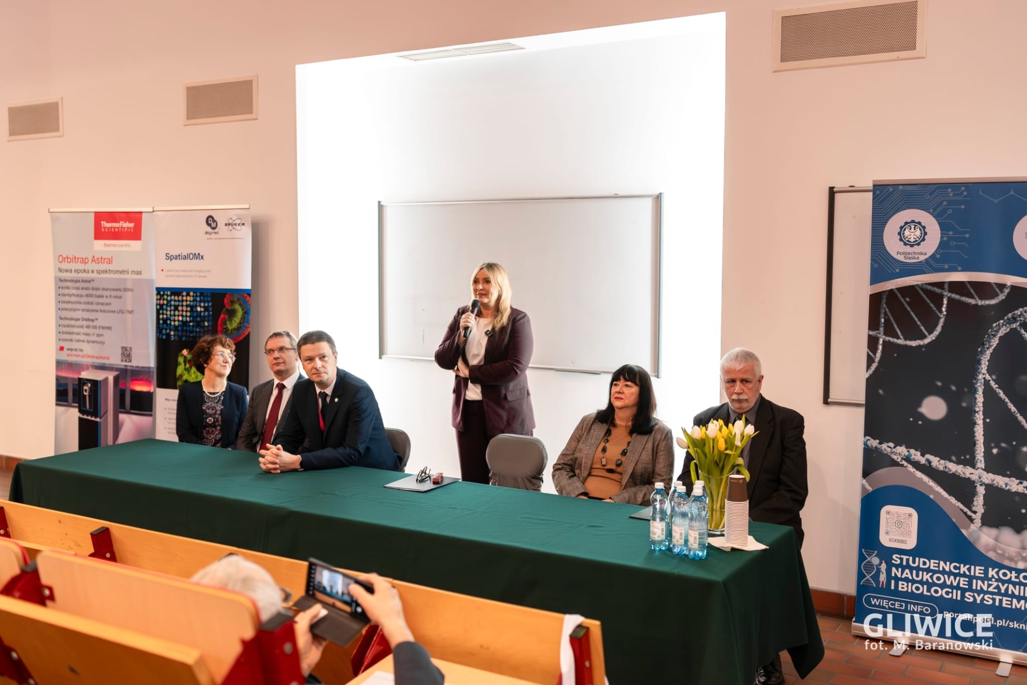 Fot. M. Baranowski/ UM Gliwice Prezydent Gliwic przemawiająca do zebranych gości