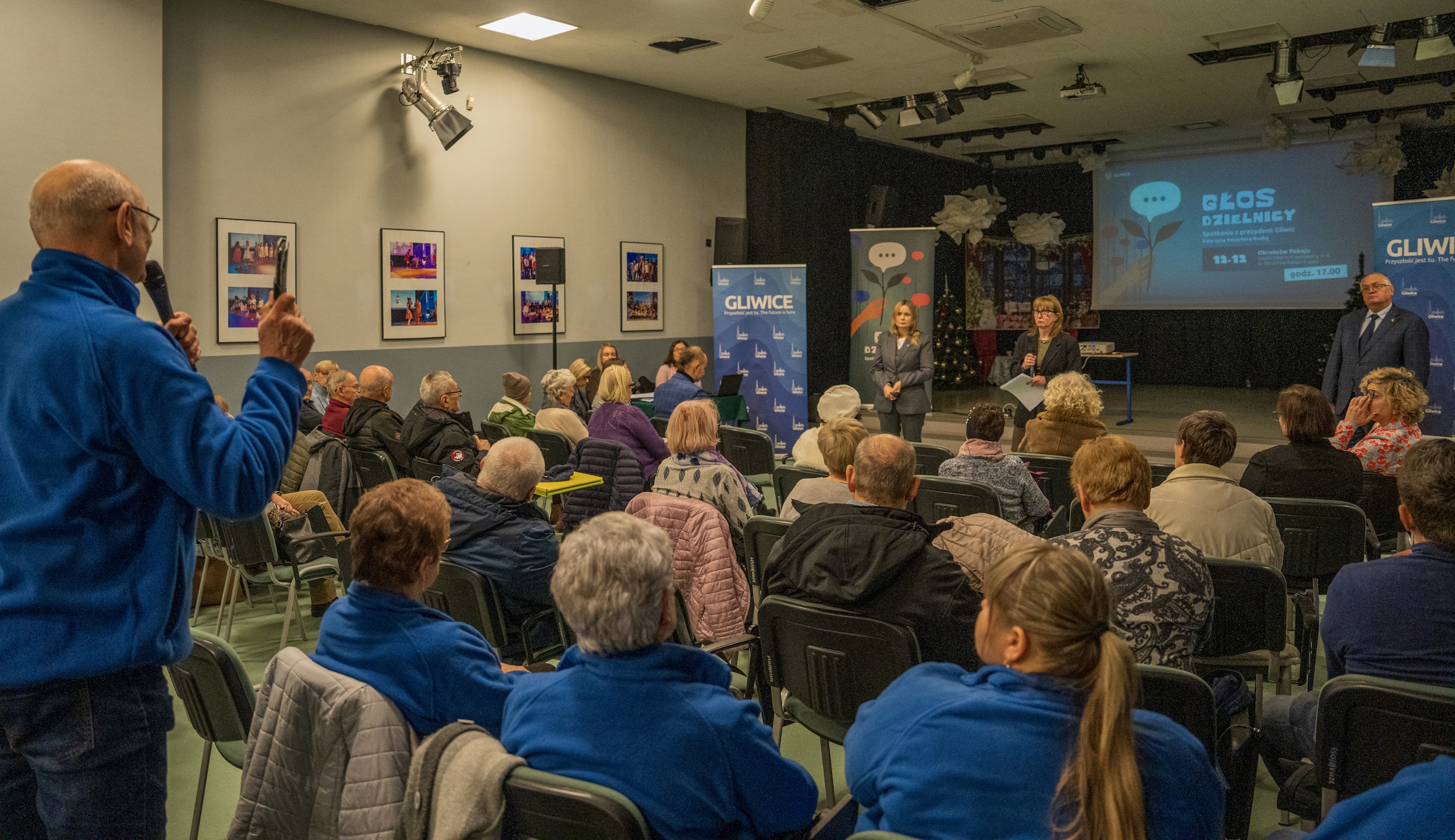 Prezydent na spotkaniu z mieszkańcami dzielnicy Obrońców Pokoju