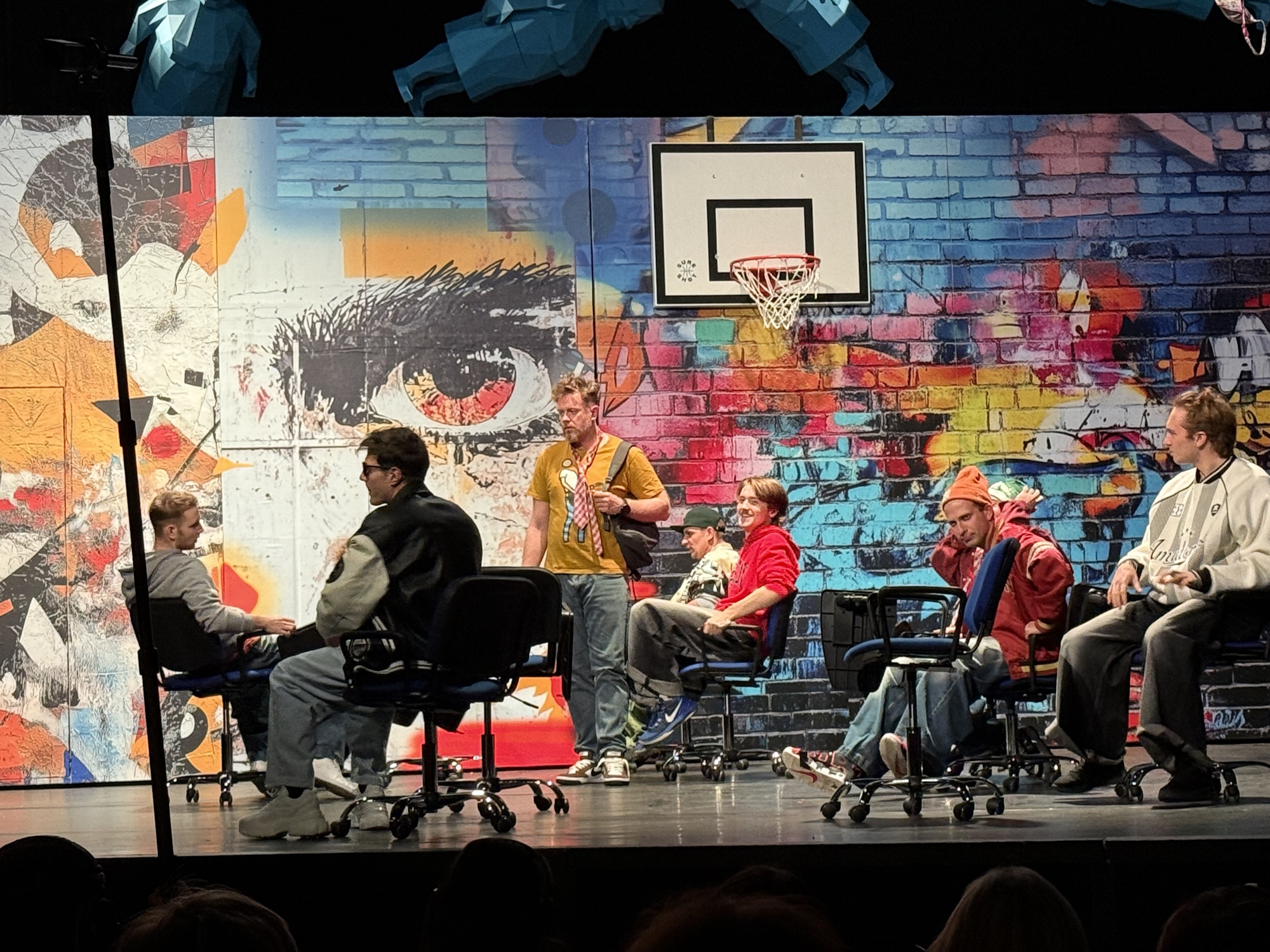 Fot. UM w Gliwcach Aktorzy na scenie - próba