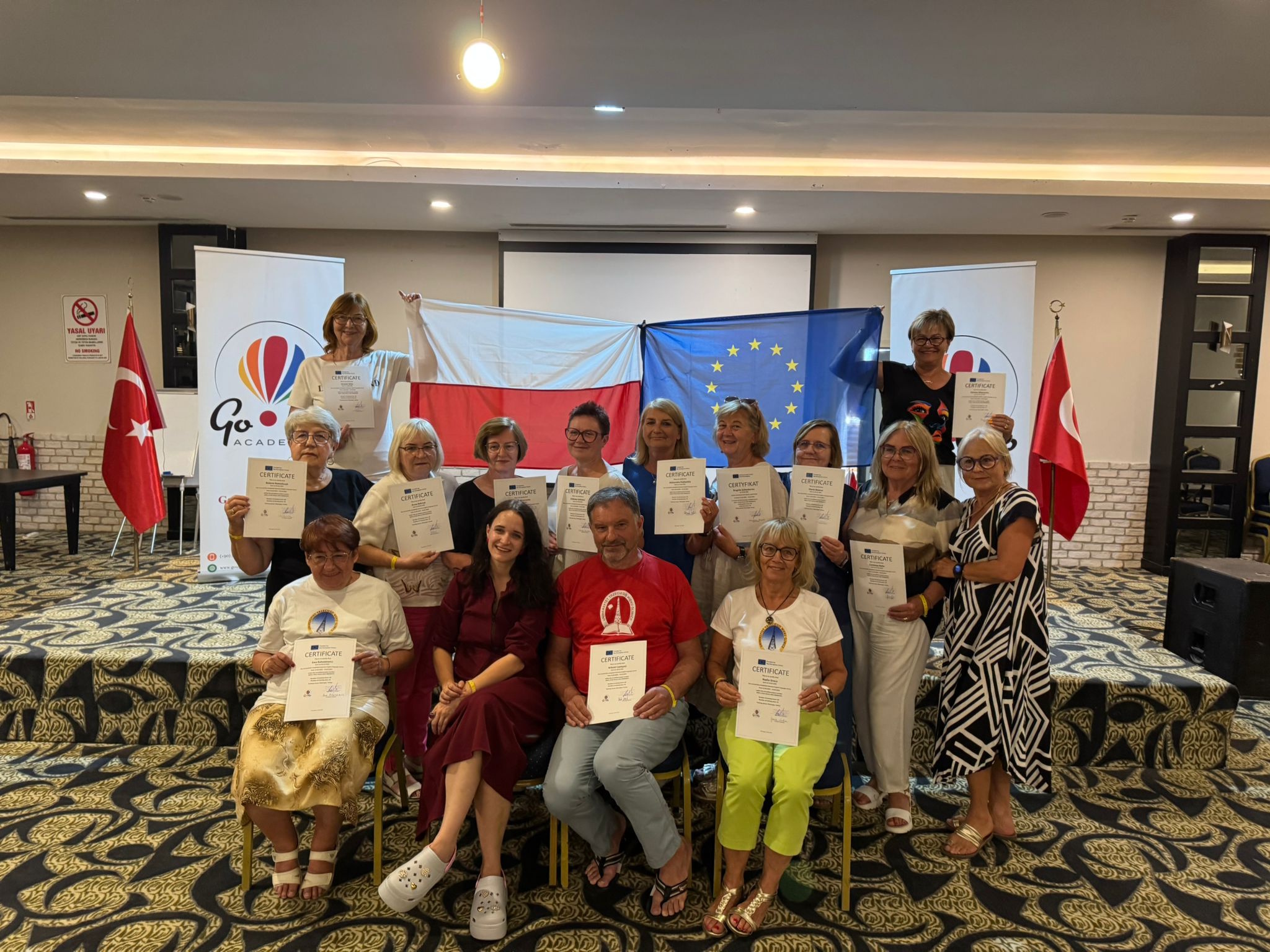 Grupa seniorów w Turcji