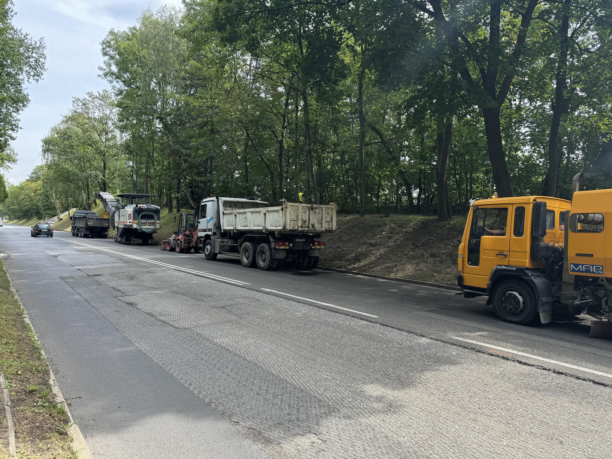 fot. materiały UM Gliwice odnowiona ulica Chorzowska
