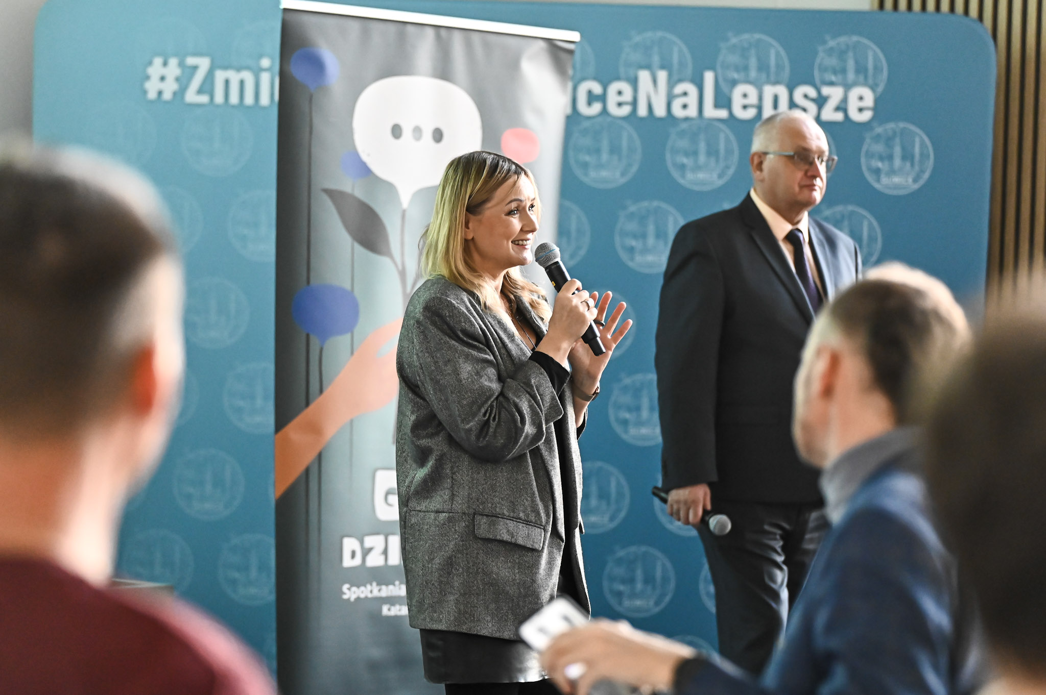 Prezydent Gliwic odpowiadająca na pytania mieszkańców