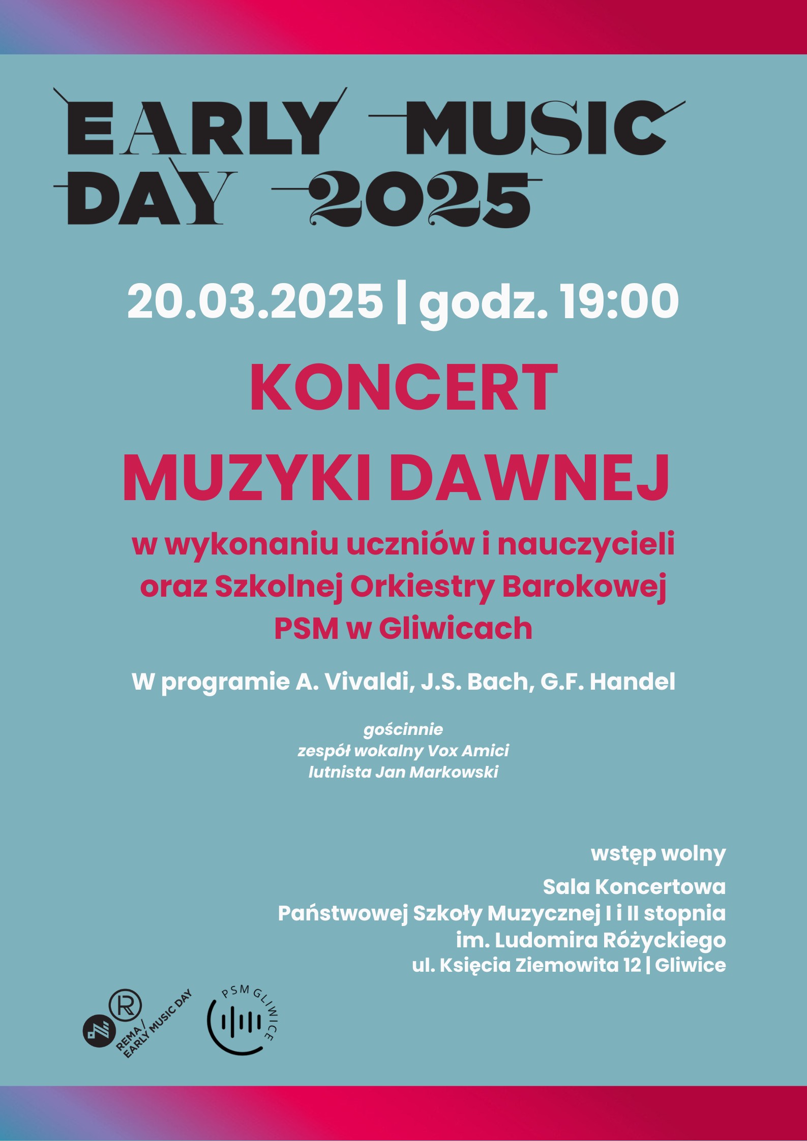 Mat. graf. organizatora Plakat z informacjami
