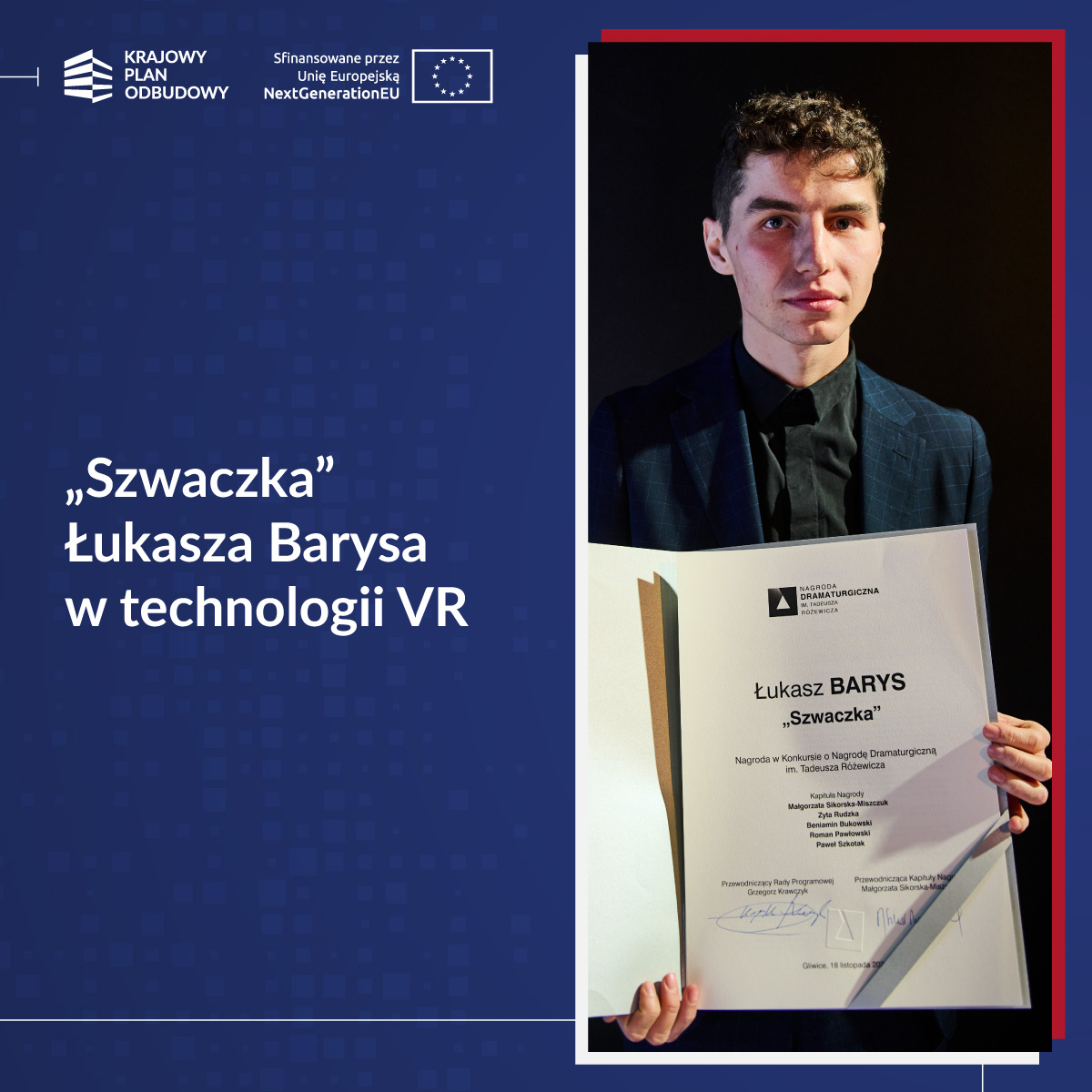 Fot. materiały TM w Gliwicach Grafika ze zdjęciem Łukasza Barysa