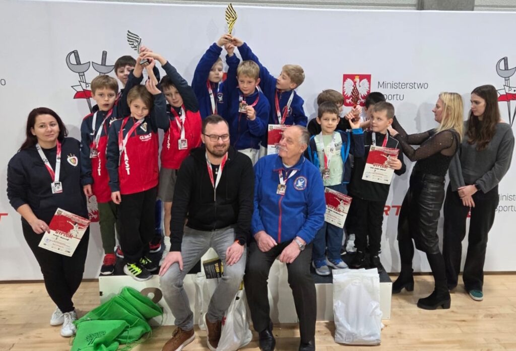 Drużyna Piasta U10 na podium