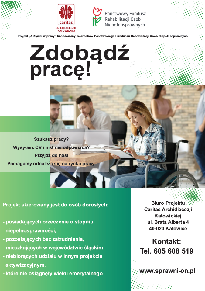Mat. graf. organizatora Plakat promujący projekt