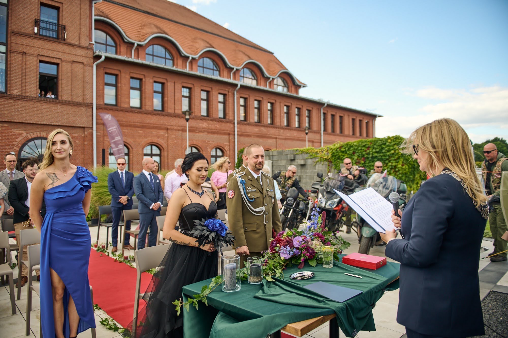 para młoda i prezydent Gliwic, która udziela ślubu