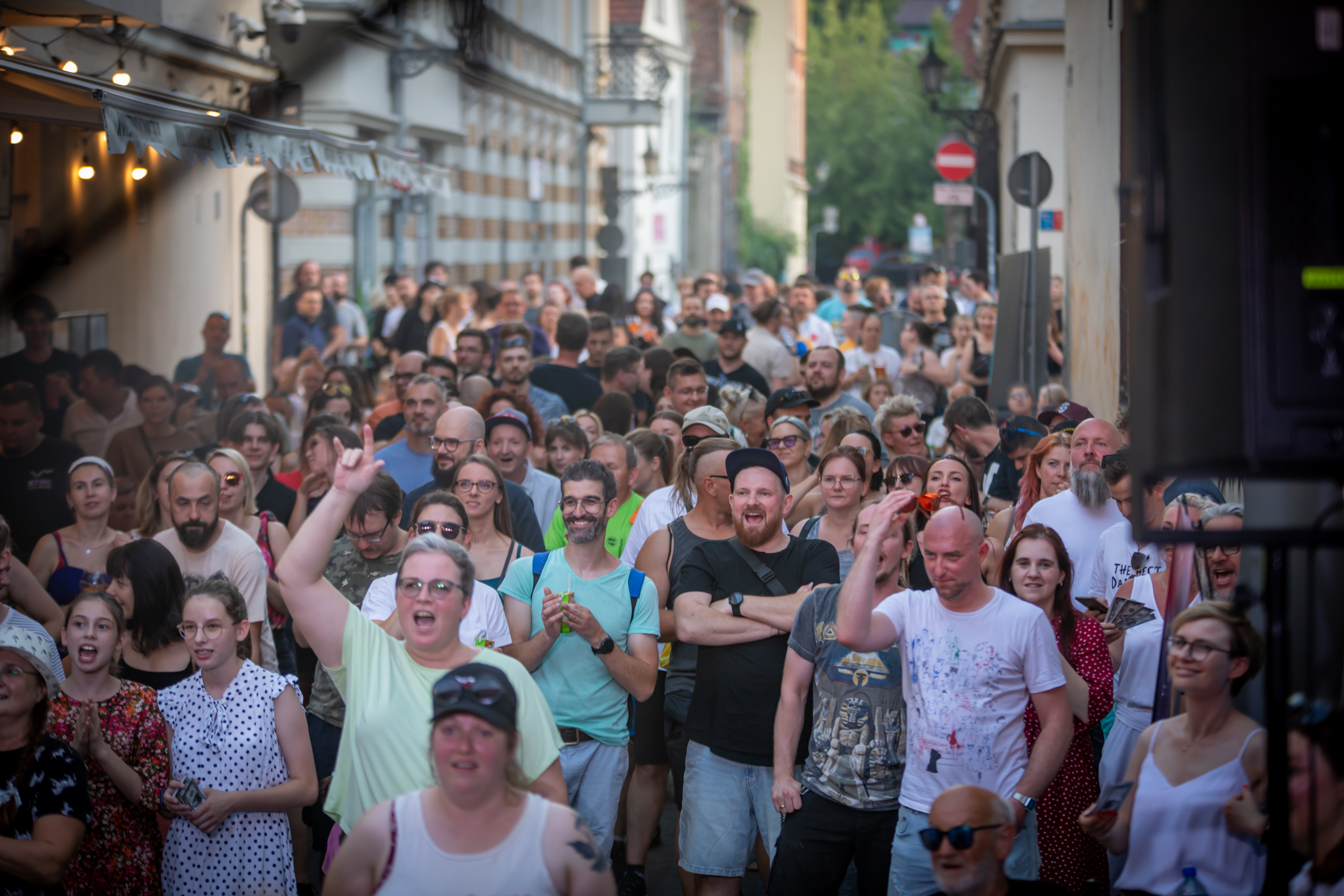 K. Krzemiński/ UM w Gliwicach Publiczność bawiąca się pod sceną