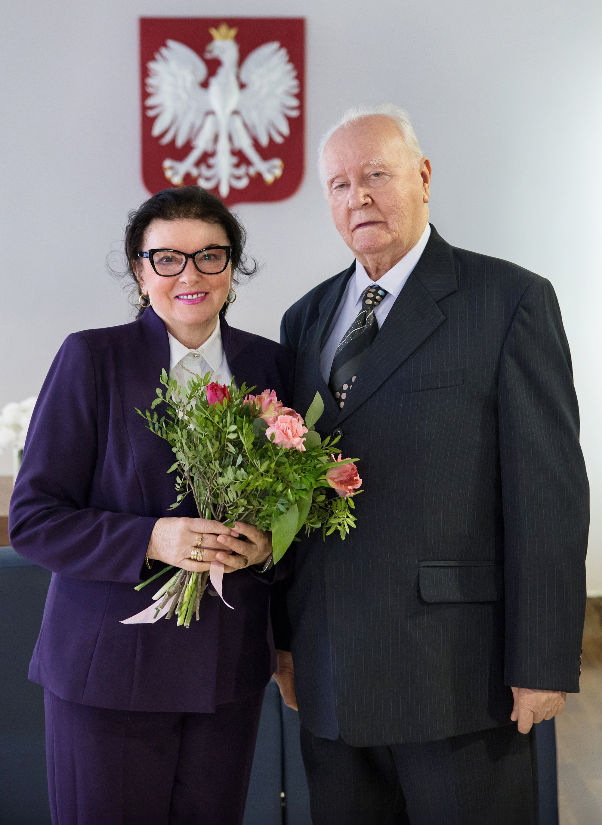 Krystyna i Jan Skowronkowie. Fot. D.Nita-Garbiec/UM Gliwice Krystyna i Jan Skowronkowie