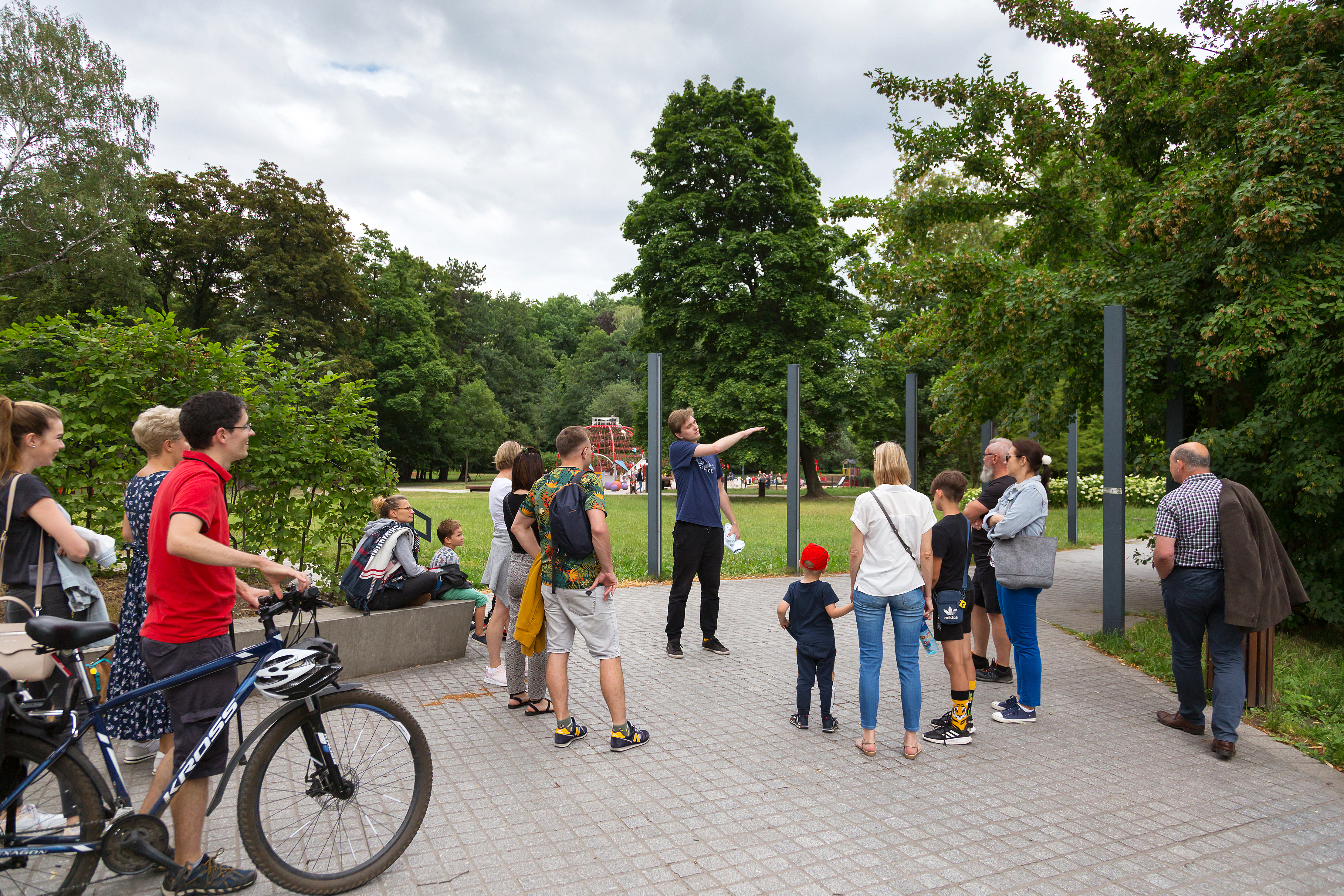 Błekitno-zielony spacer (fot. D. Nita-Garbiec / UM Gliwice) spacer startuje w parku Chrobrego