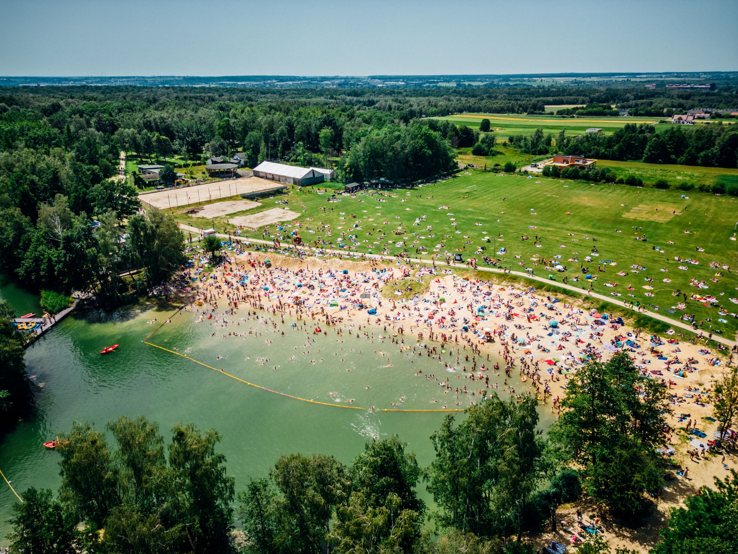 Fot. Mosquidron/UM Gliwice jezioro Czechowice