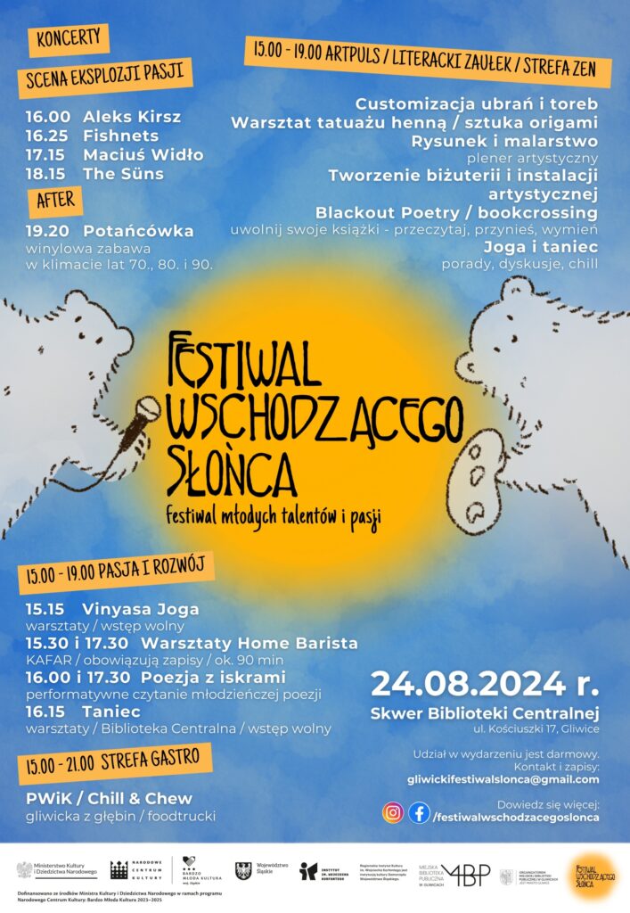 Graf. materiały organizatora Plakat promujący festiwal