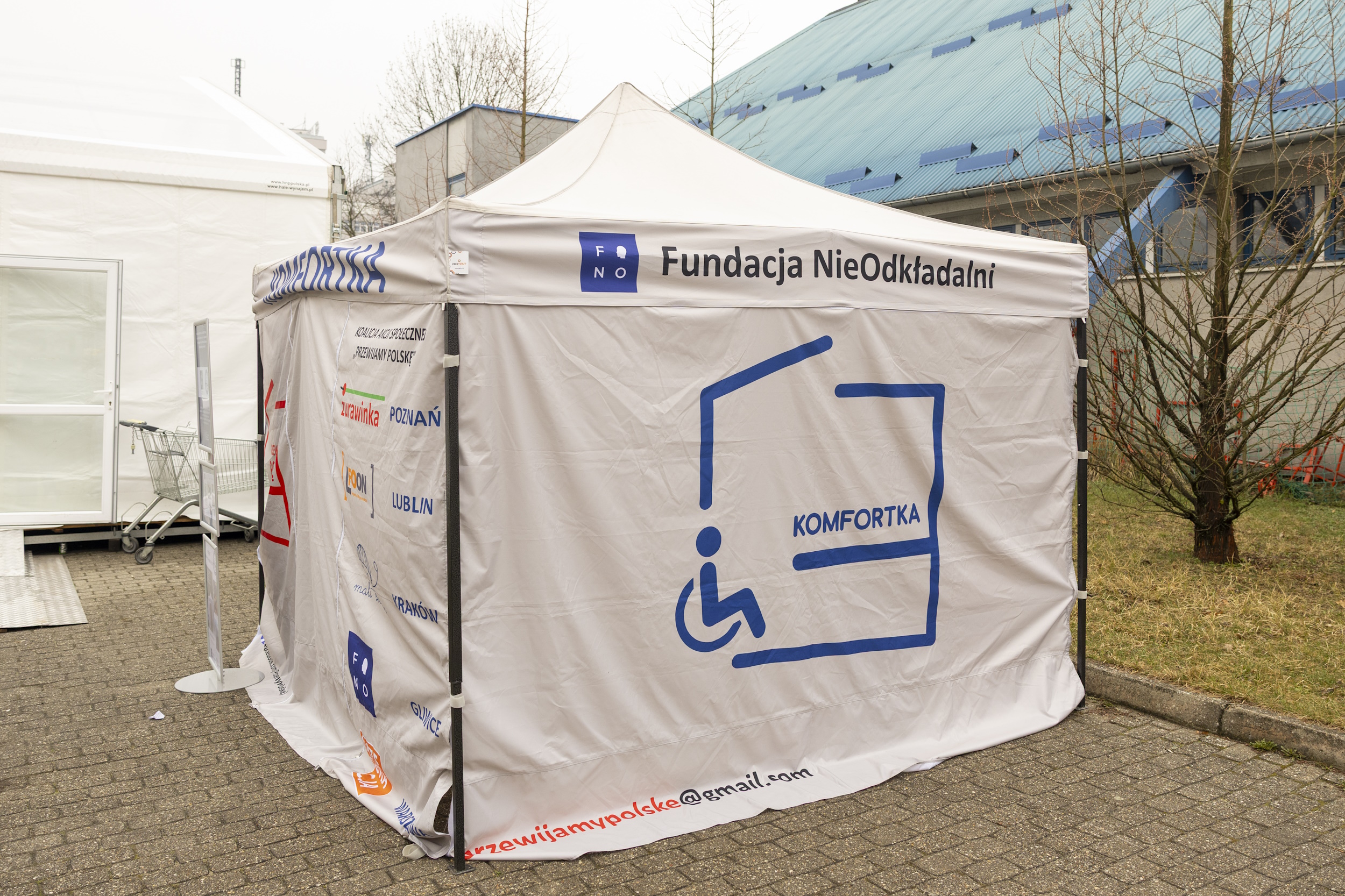 Fot. M. Mutwil/ Politechnika Śląska Mobilna komfortka na Inżynierskich Targach Pracy i Przedsiębiorczości na Politechnice Śląskiej