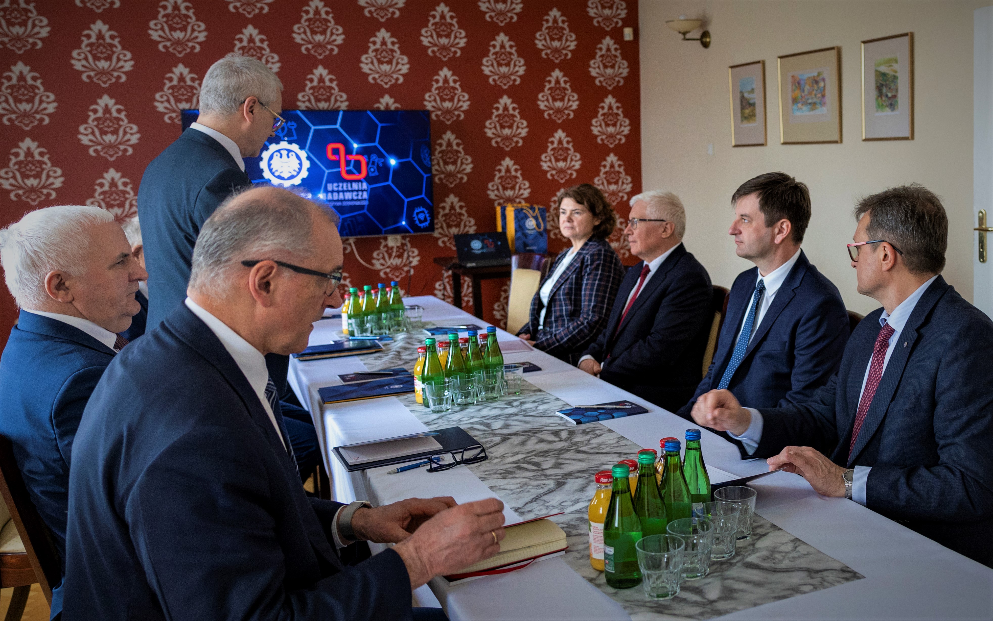 fot. M. Mutwil / Politechnika Śląska Spotkanie władz Gliwic z władzami Politechniki Śląskiej w Gliwicach