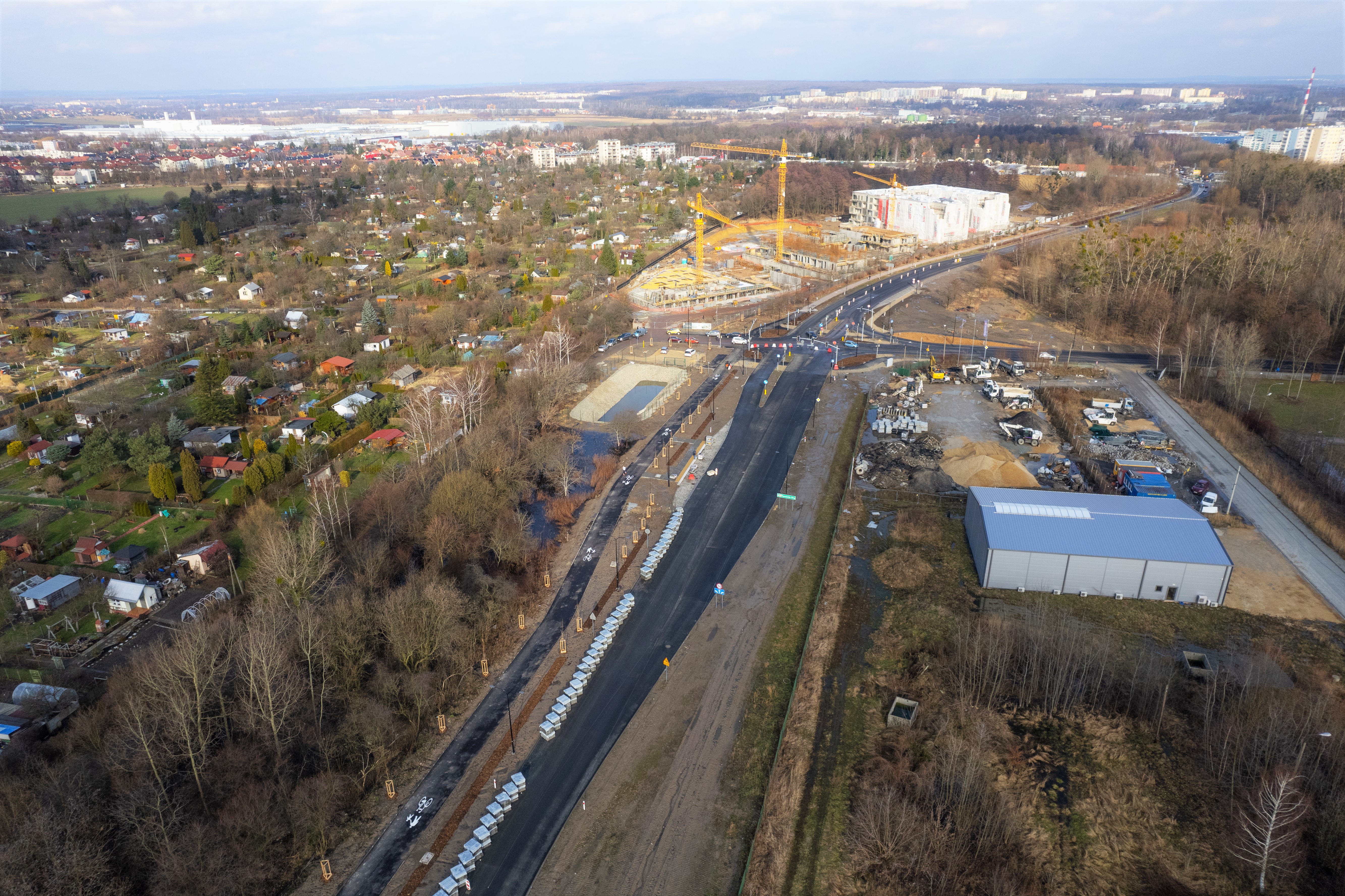 fot. F. Zobawa/UM Gliwice Zdjęcie skrzyżowania z ul. Sowińskiego