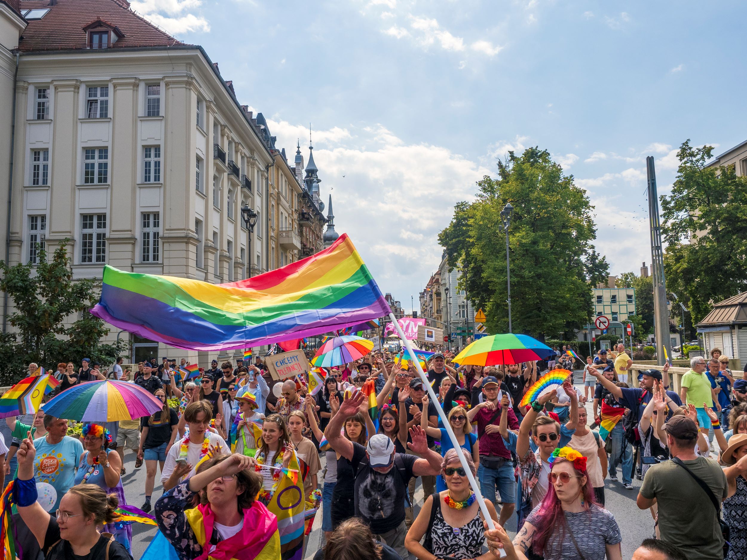 fot. G. Ożga/UM Gliwice Marsz na ulicy Zwycięstwa